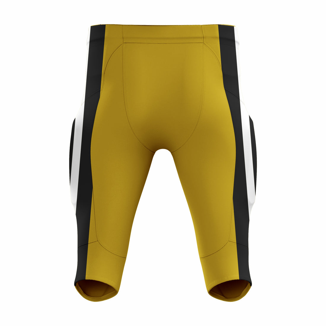 Custom Orange, Black & White American Football Pant