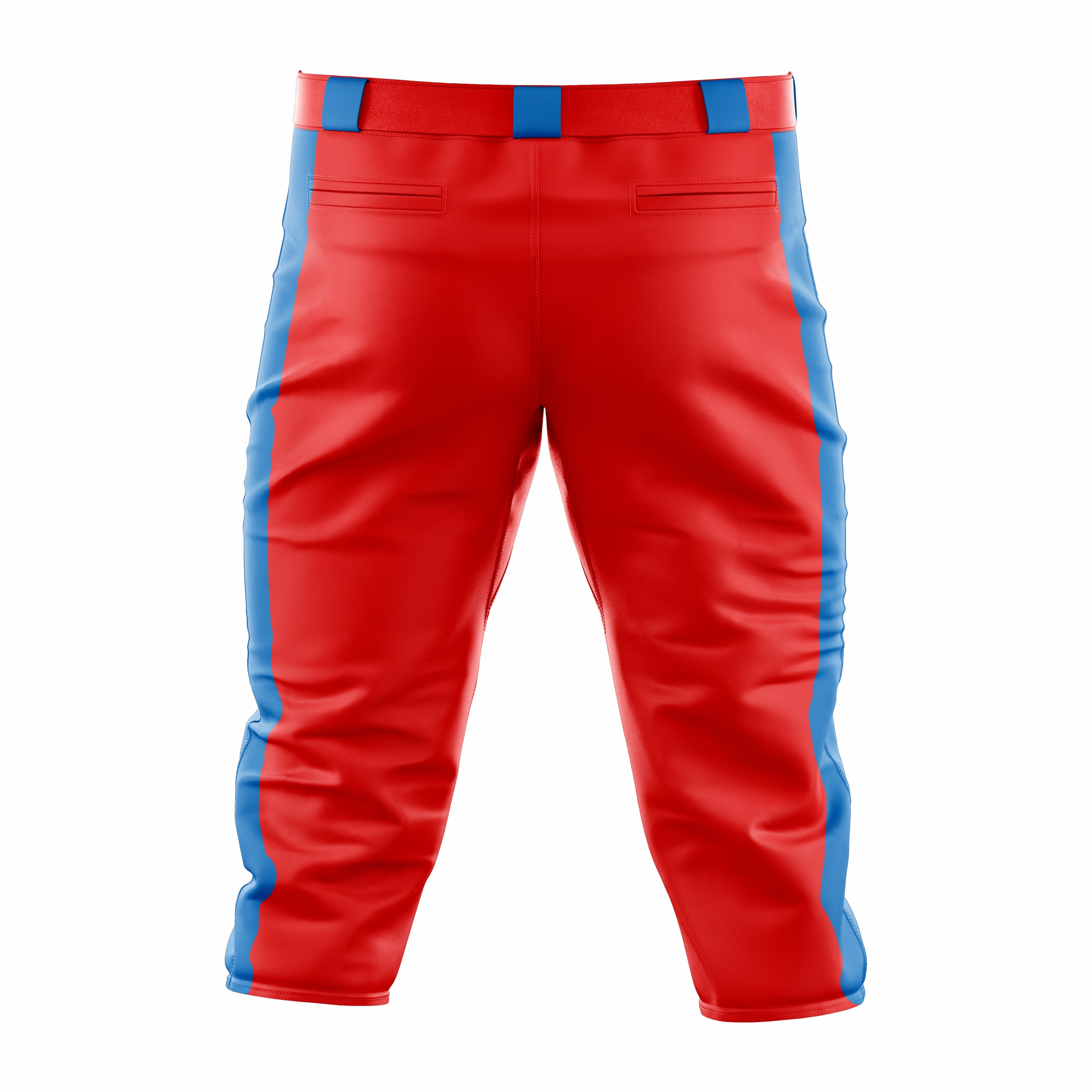 Custom Blue & Red softball Knicker Pant