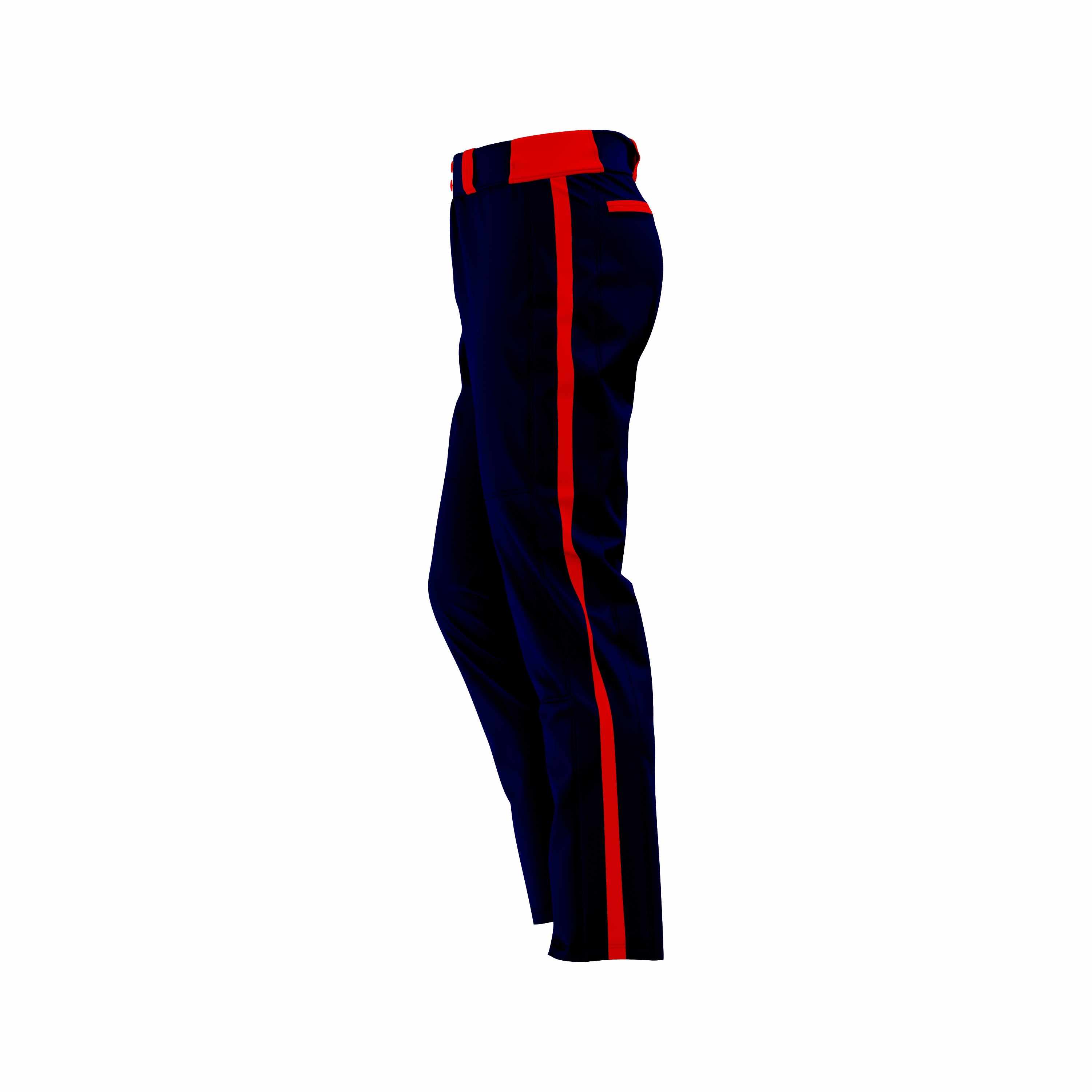Custom Blue & Red softball Pant