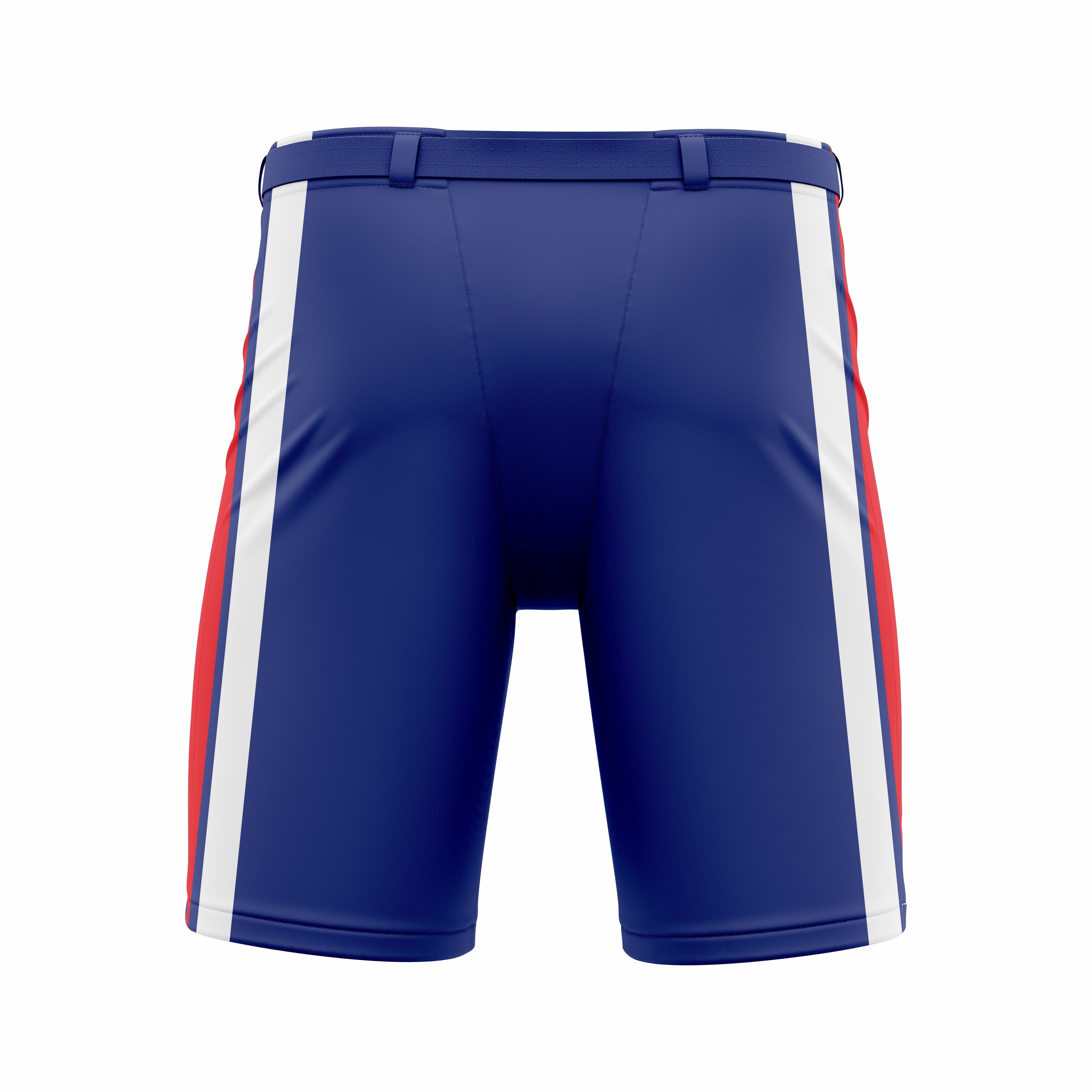 Custom Blue red white Hockey Shell Short