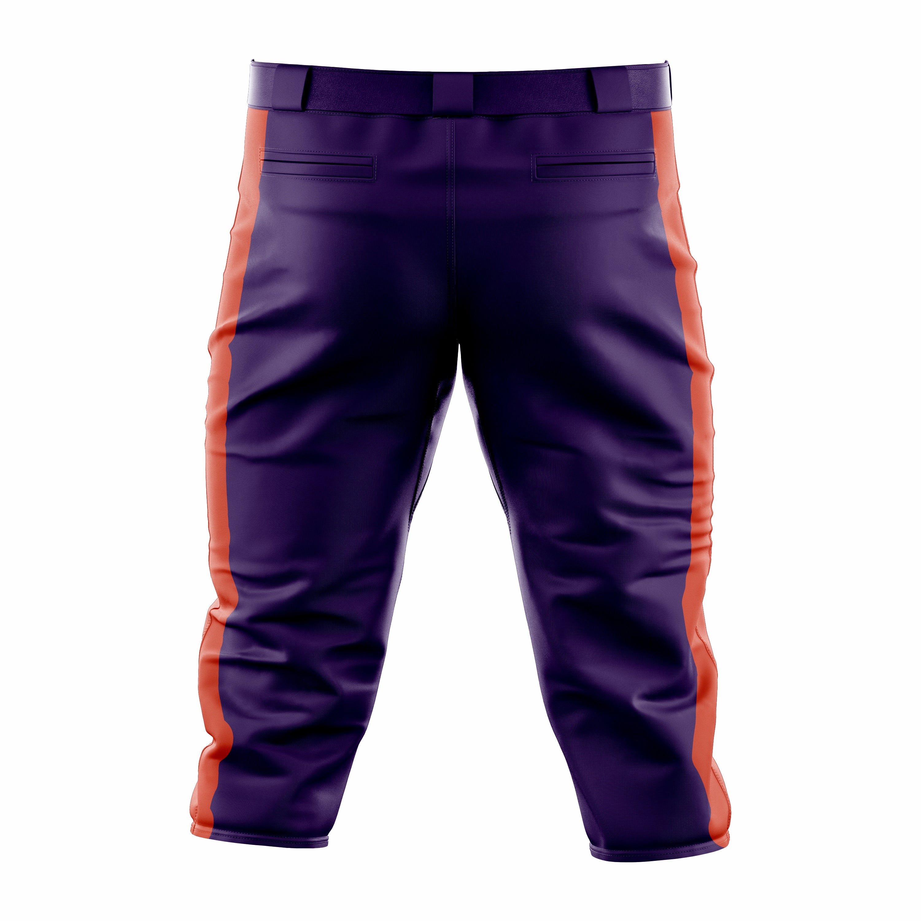 Custom Dark Blue & Red Baseball Knicker Pant