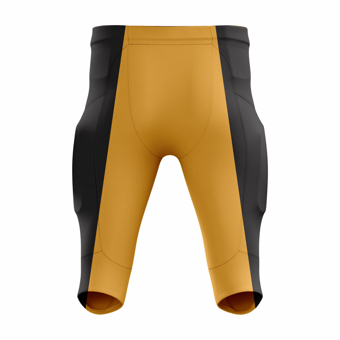 Custom Orange, Black & White American Football Pant