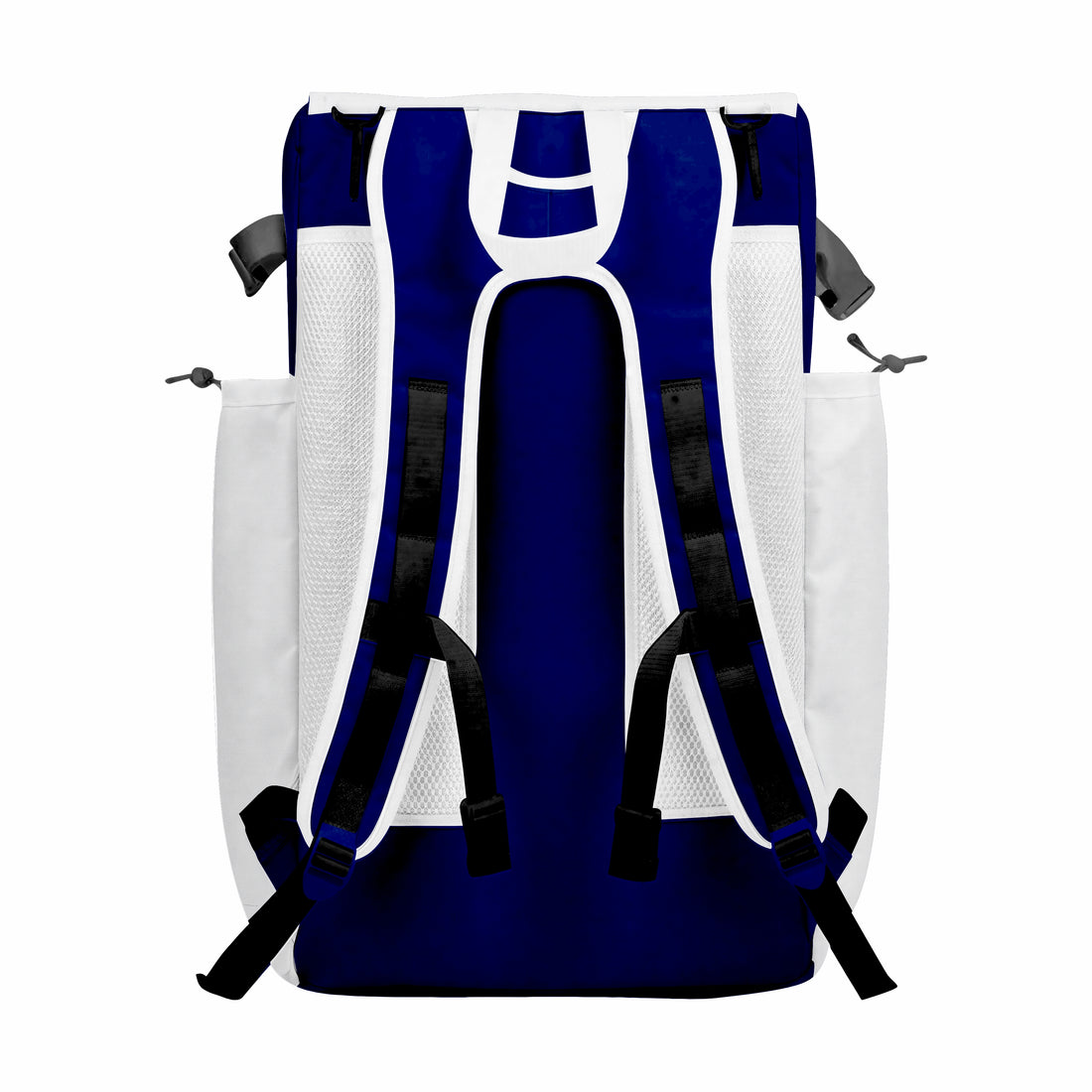 CUSTOM DARK BLUE & WHITE ELITE BASEBALL/SOFTBALL BACKPACKS