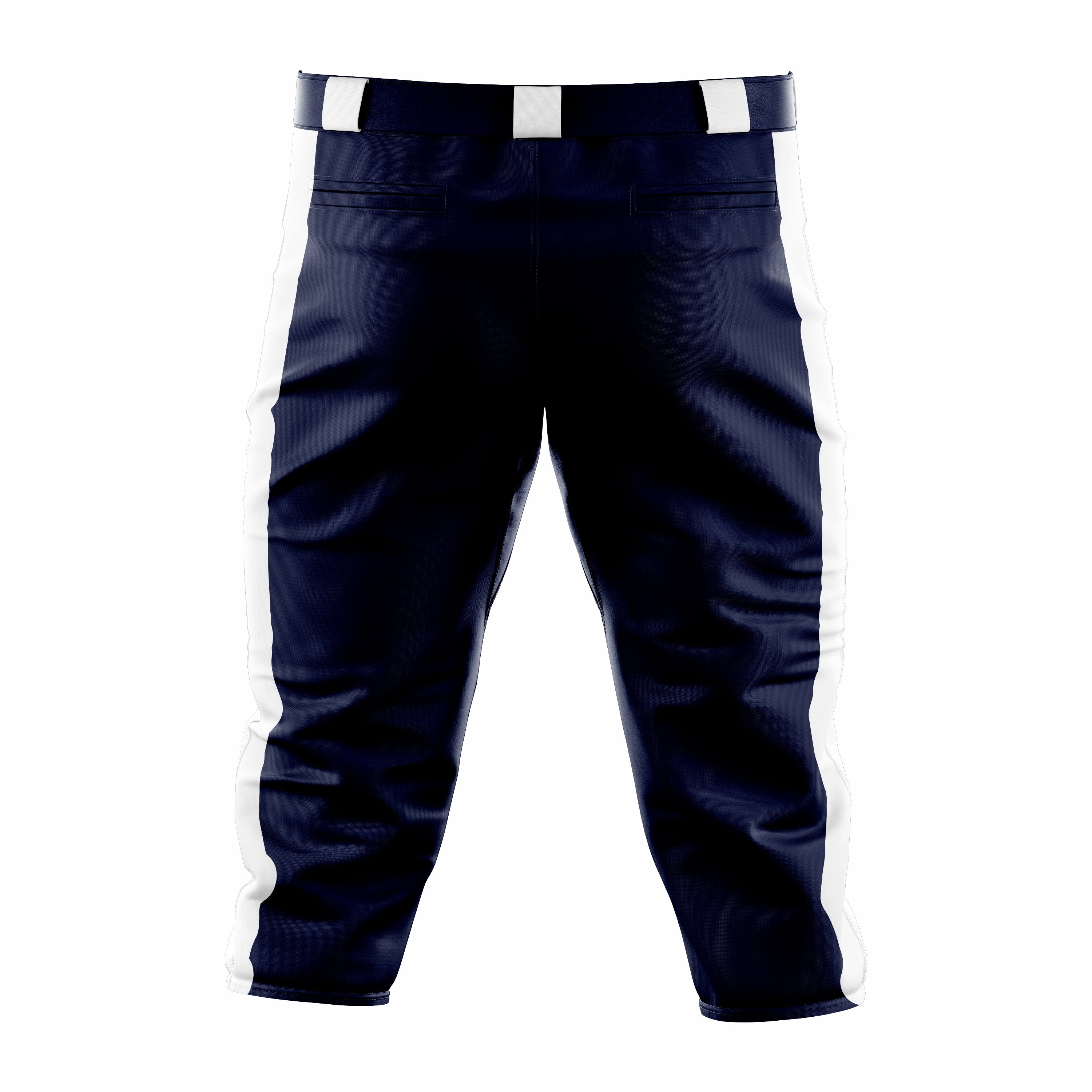 Custom Black & White softball Knicker Pant