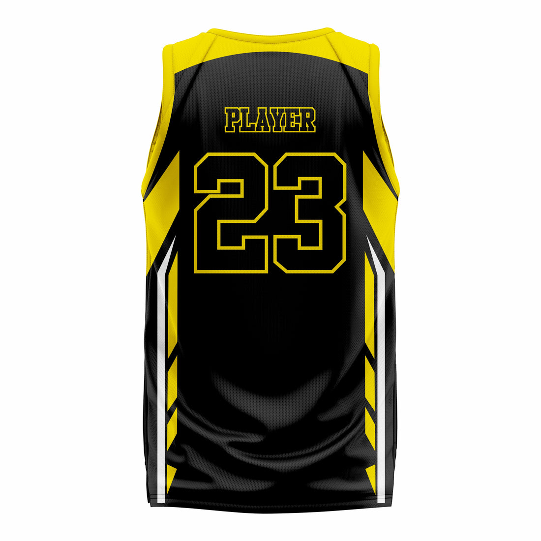 Custom Yellow Black Basketball Jersey | Sports Custom Uniform