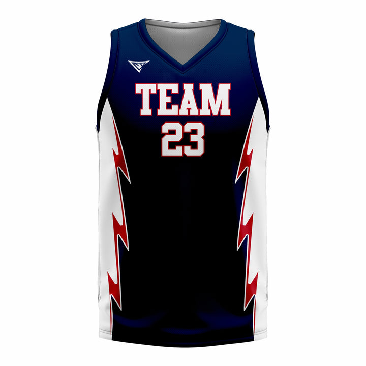 Custom white Blue Basketball Jersey | Sports Custom Uniform