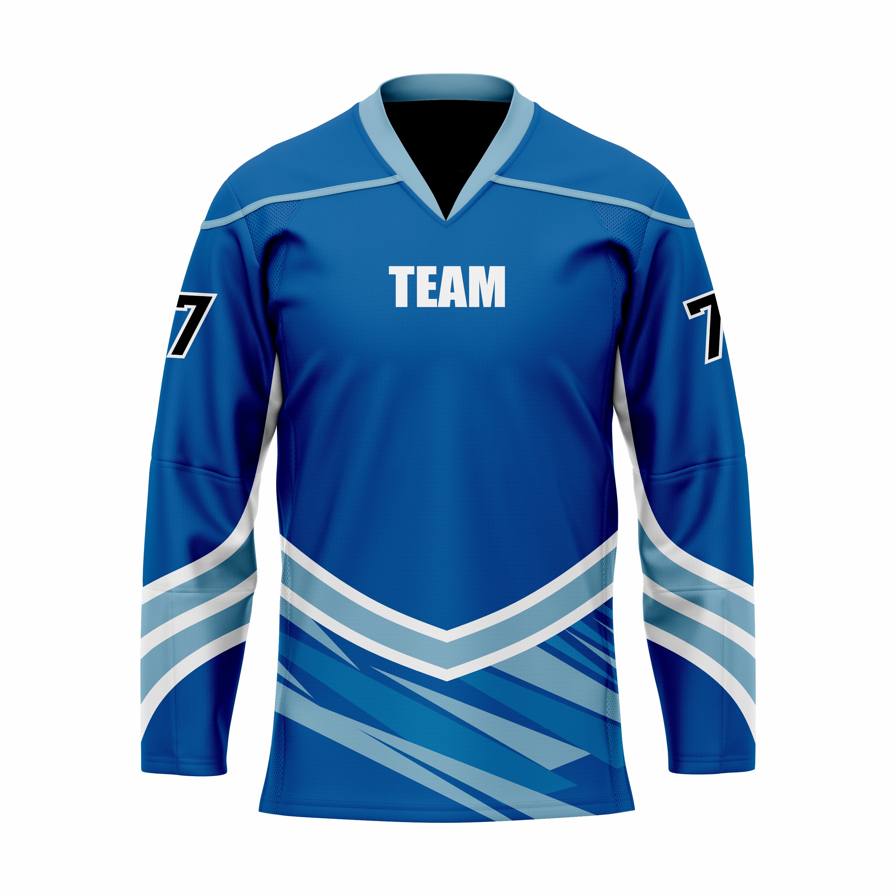 custom V-NECK Hockey Jerseys