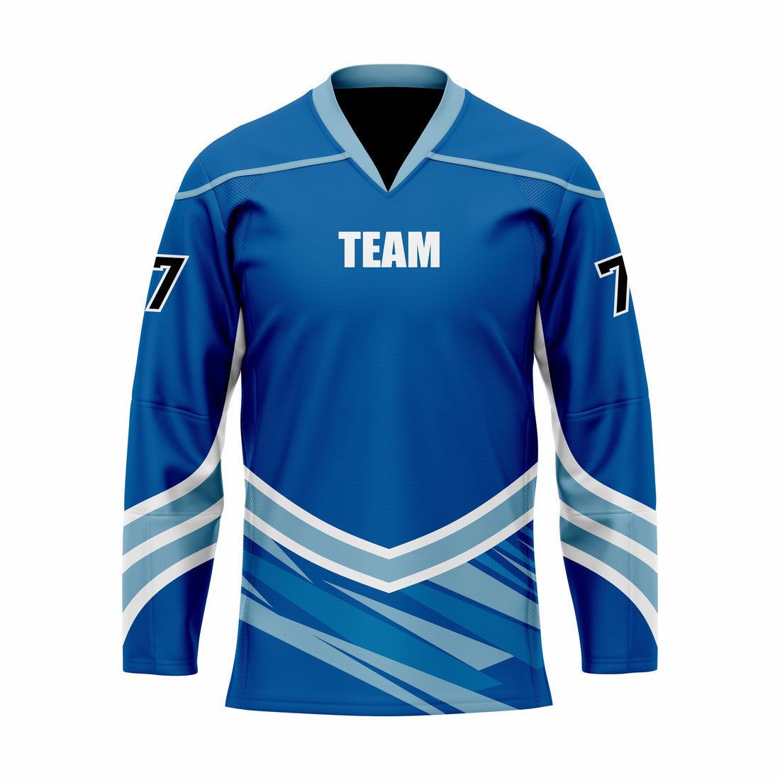 custom V-NECK Hockey Jerseys
