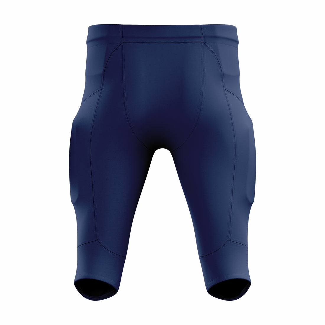 Custom Navy Blue, Red & White American Football Pant