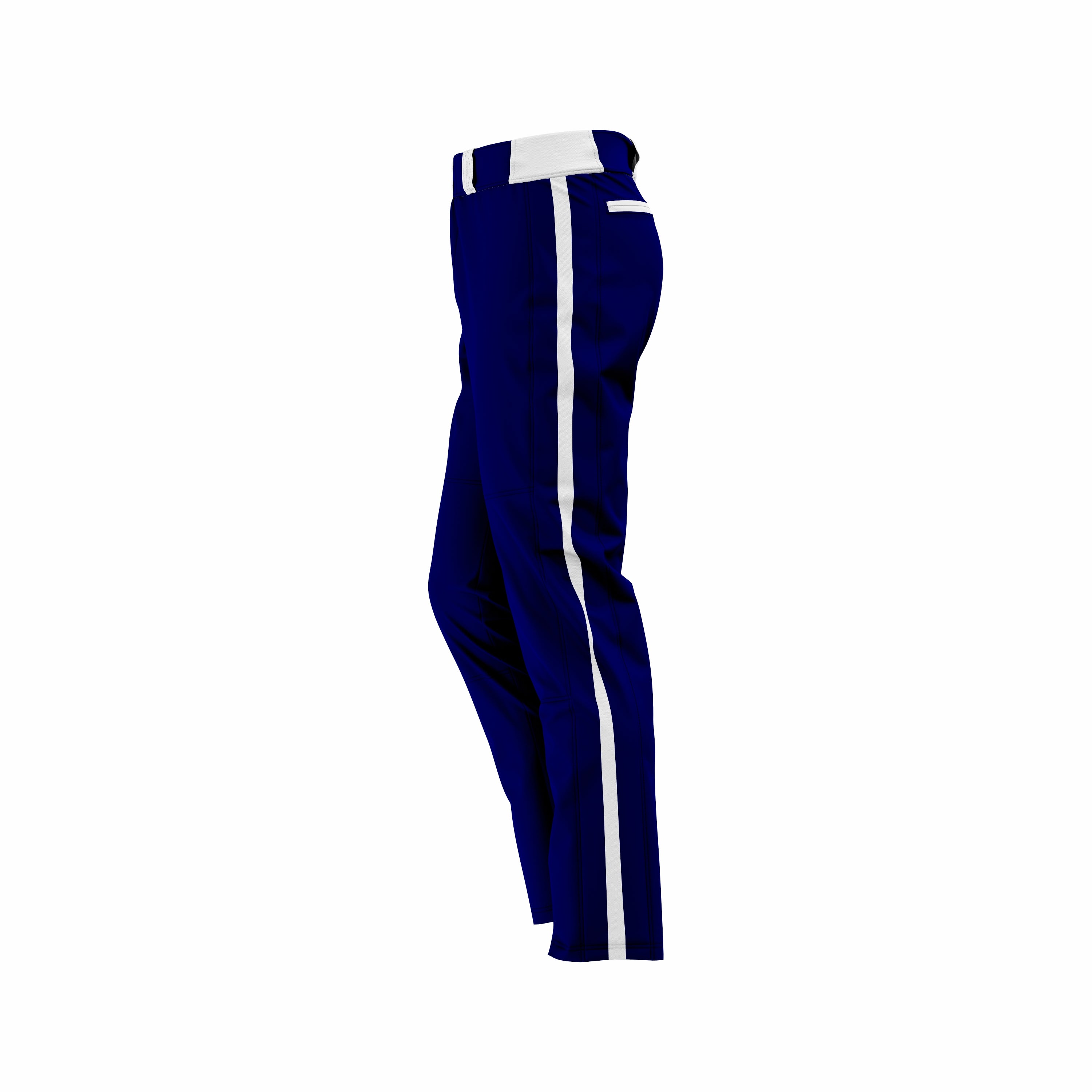 Custom Dark Blue & White softball Pant