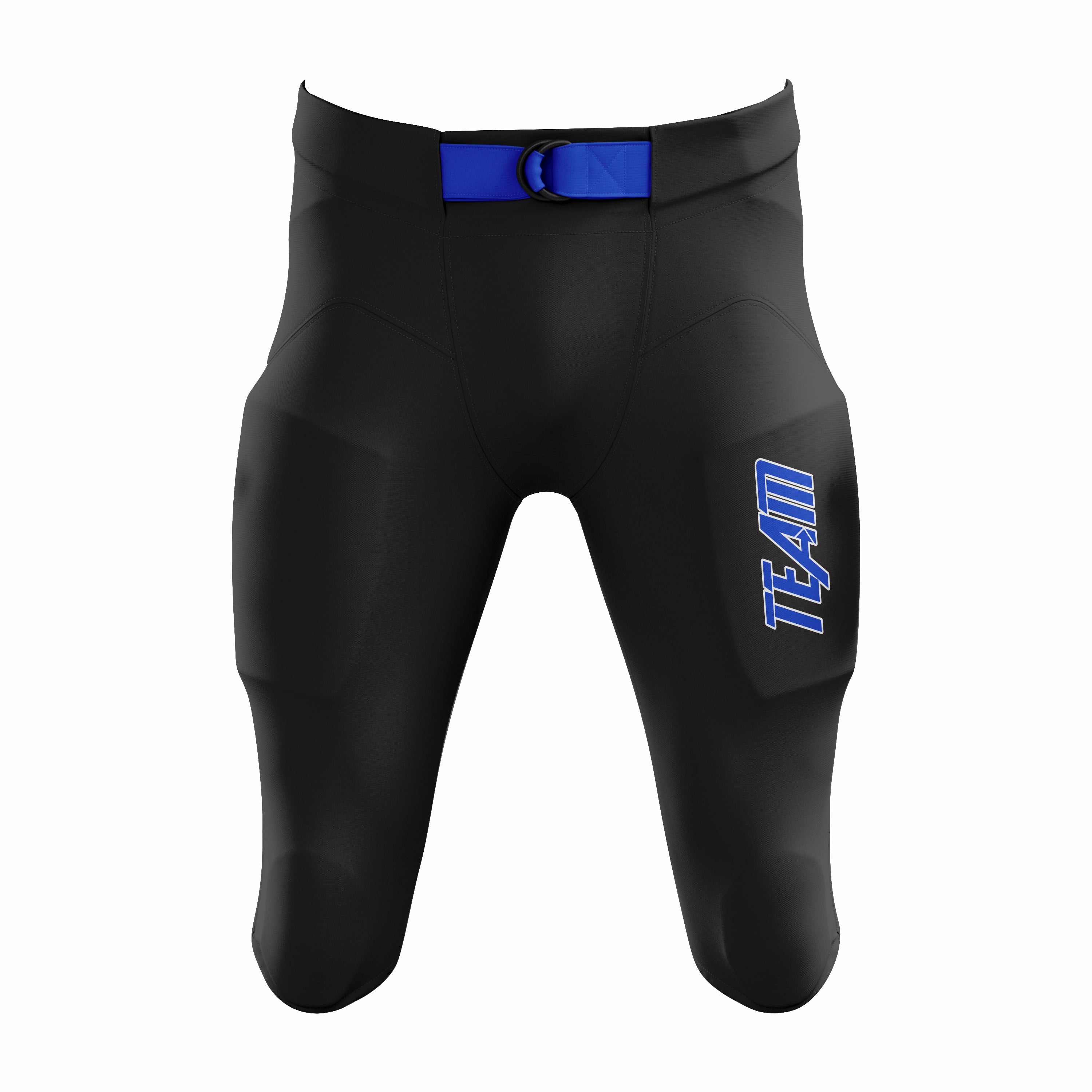 Custom Black & Blue American Football Pant