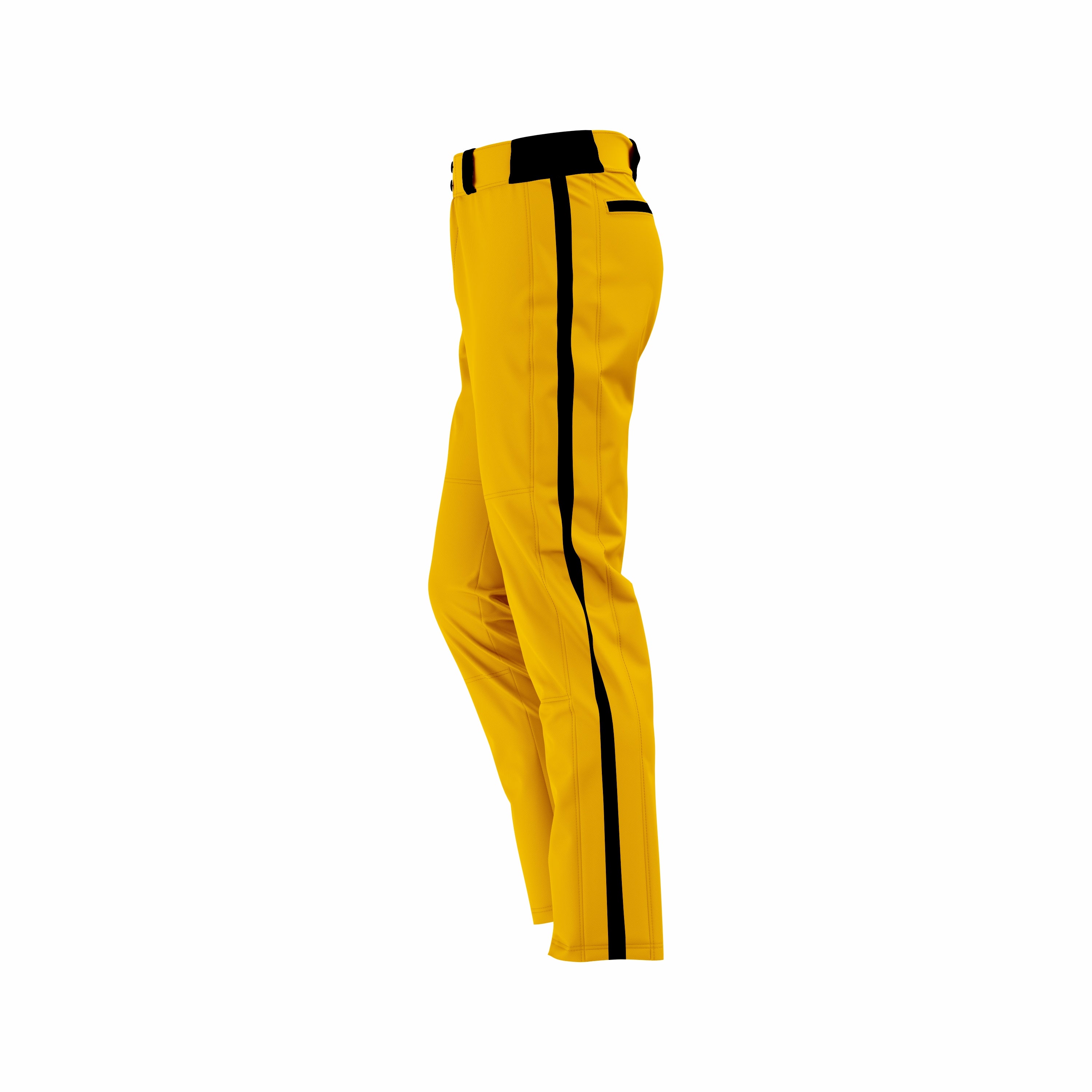 Custom Orange & Black softball Pant