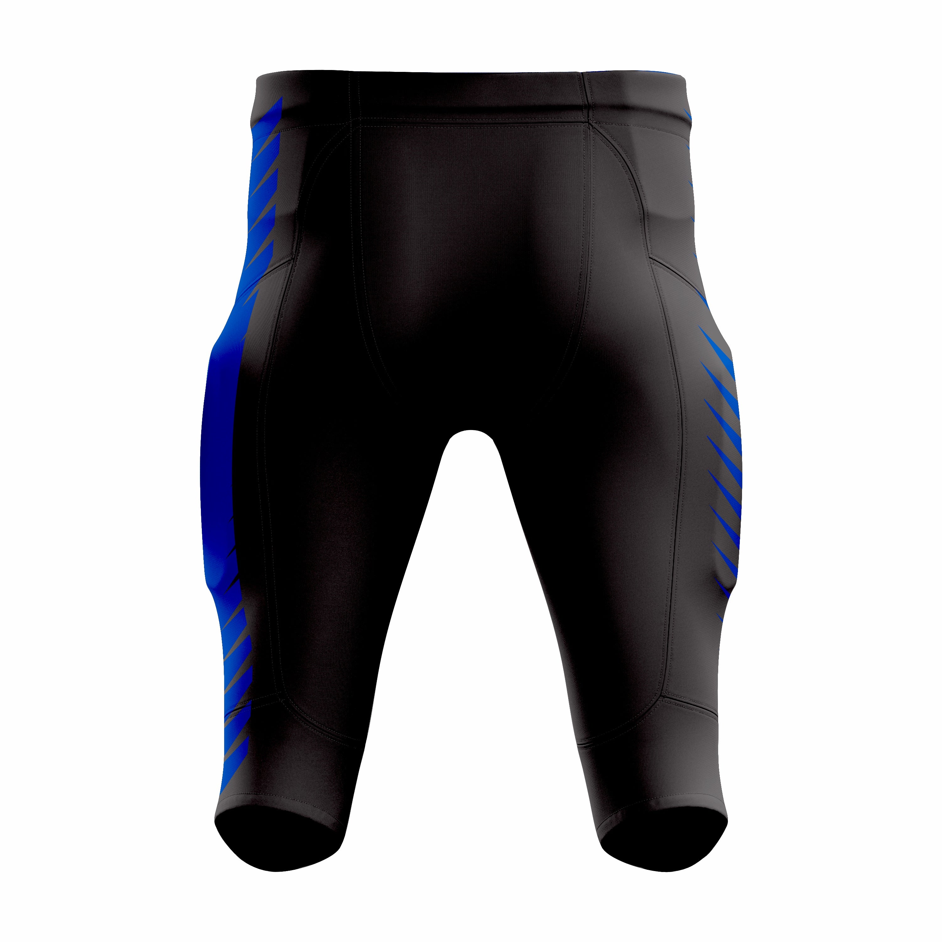 Custom Black & Blue American Football Pant