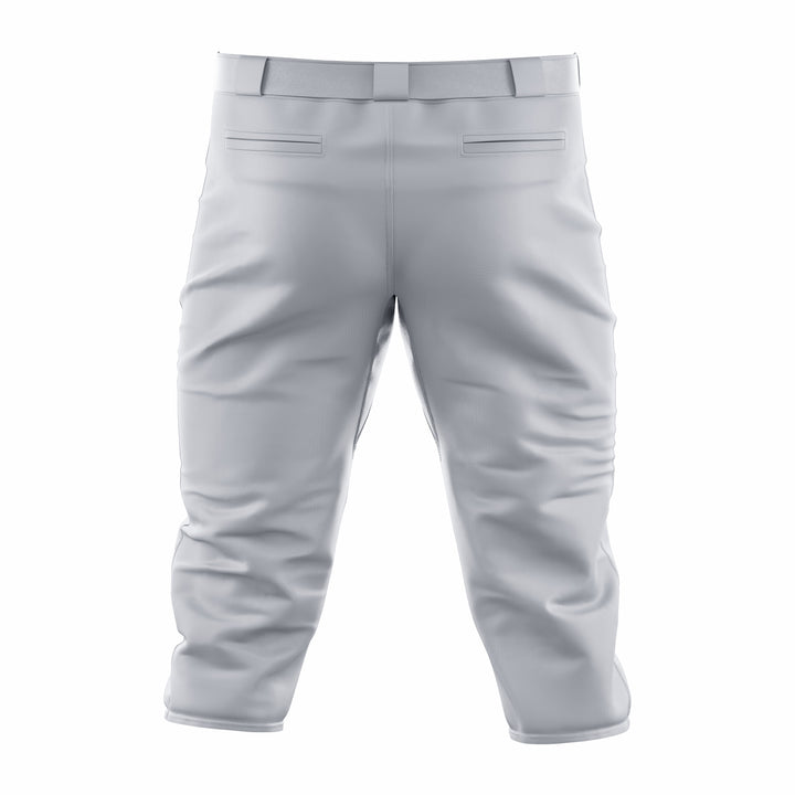 Custom Grey Baseball Knicker Pant