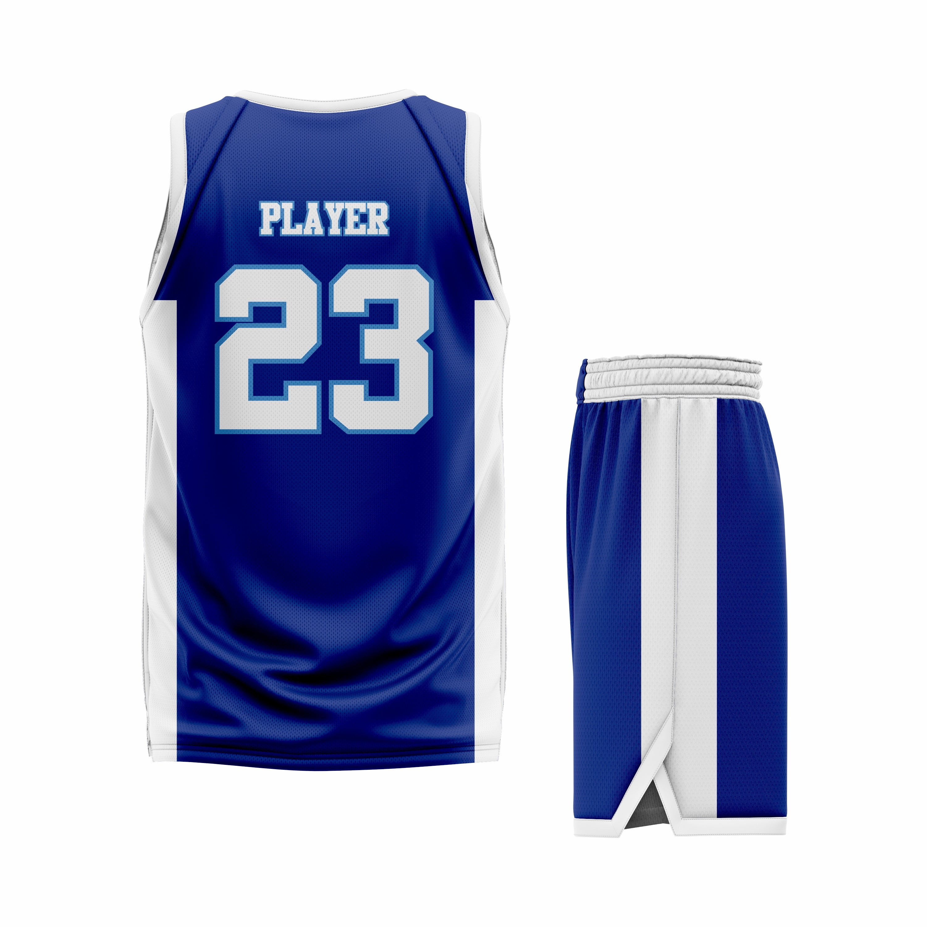 Custom Blue white Basketball Uniform Set | Sports Custom Uniform