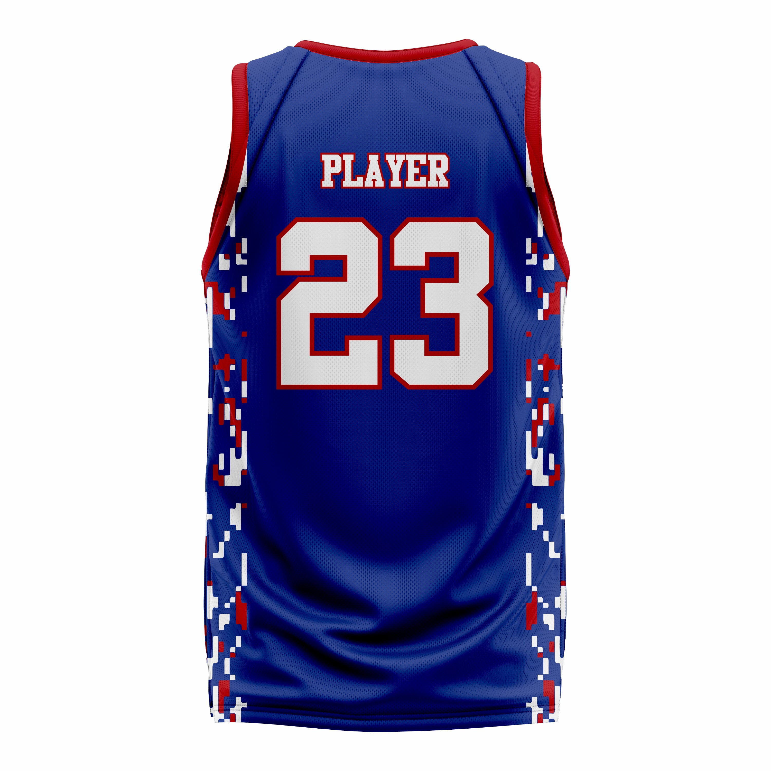 Custom Red white Blue Basketball Jersey | Sports Custom Uniform