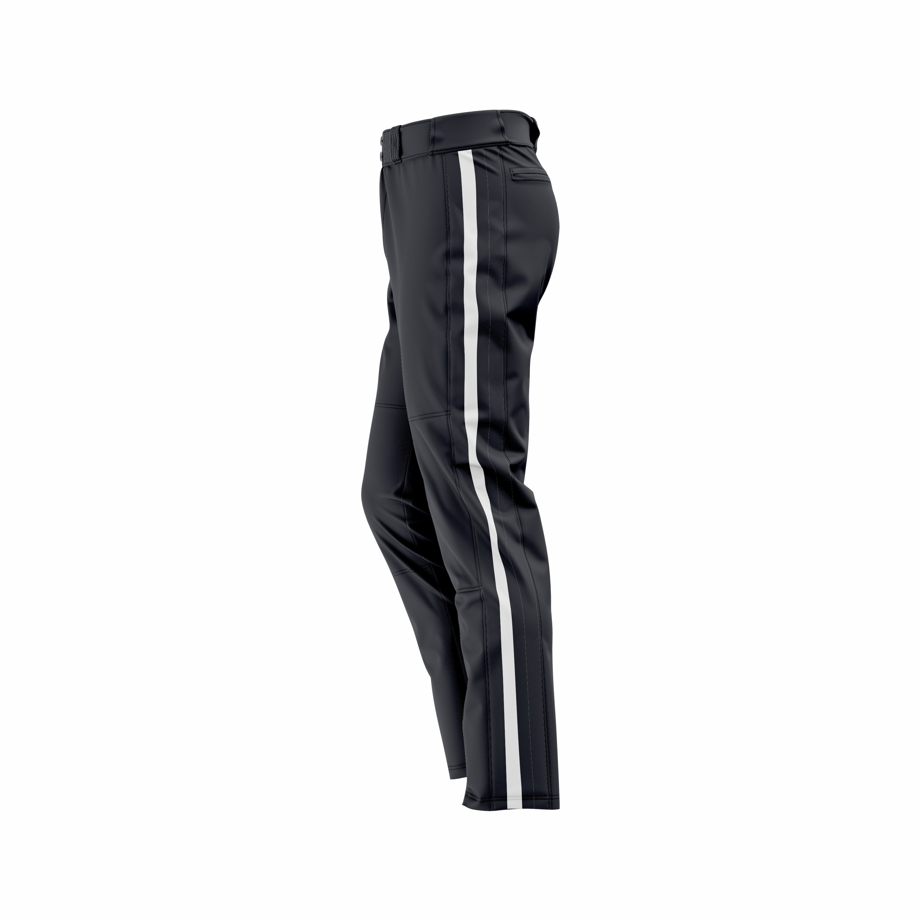 Custom Black & White Baseball Pant