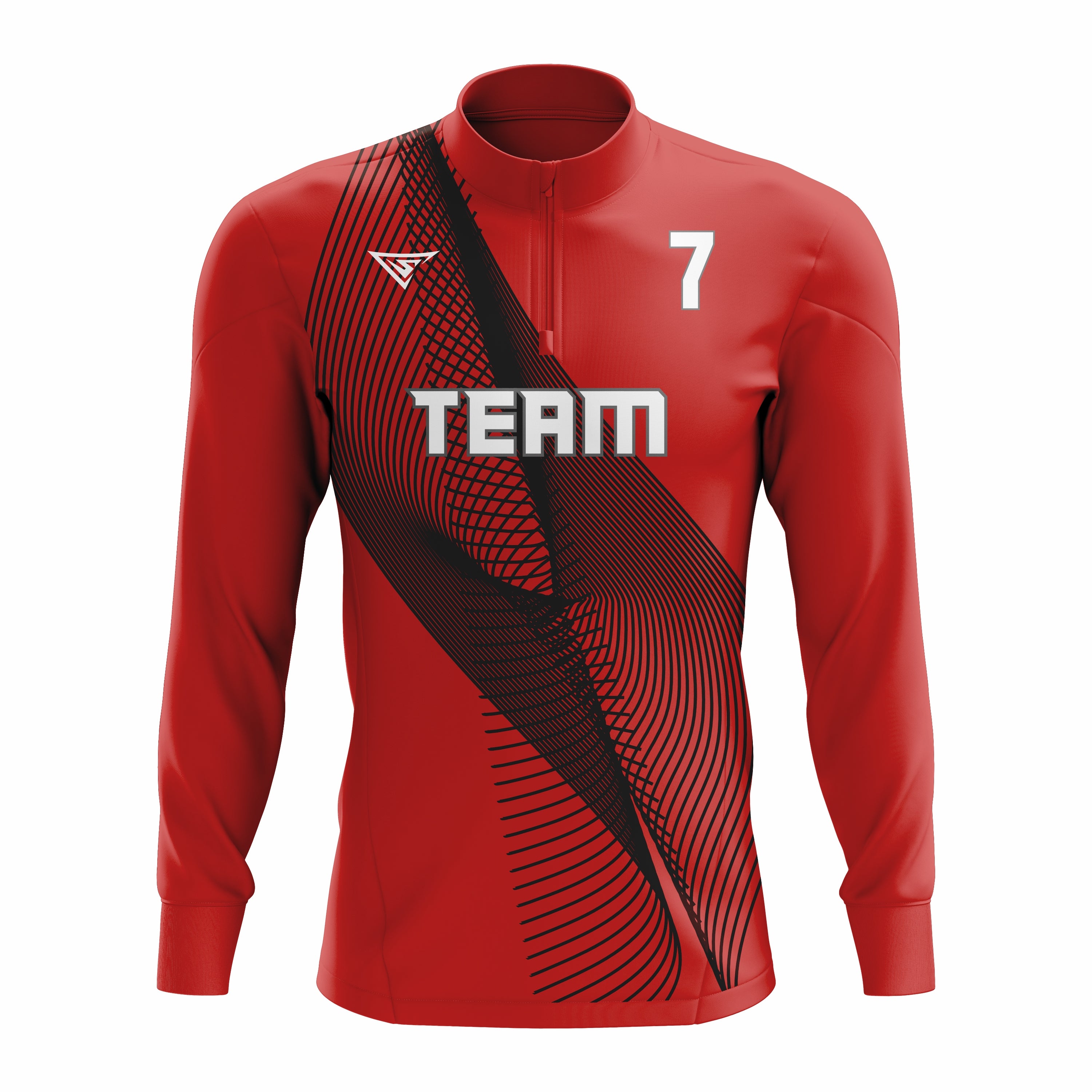CUSTOM ¼ ZIP LONG SLEEVE CAGE JACKETS