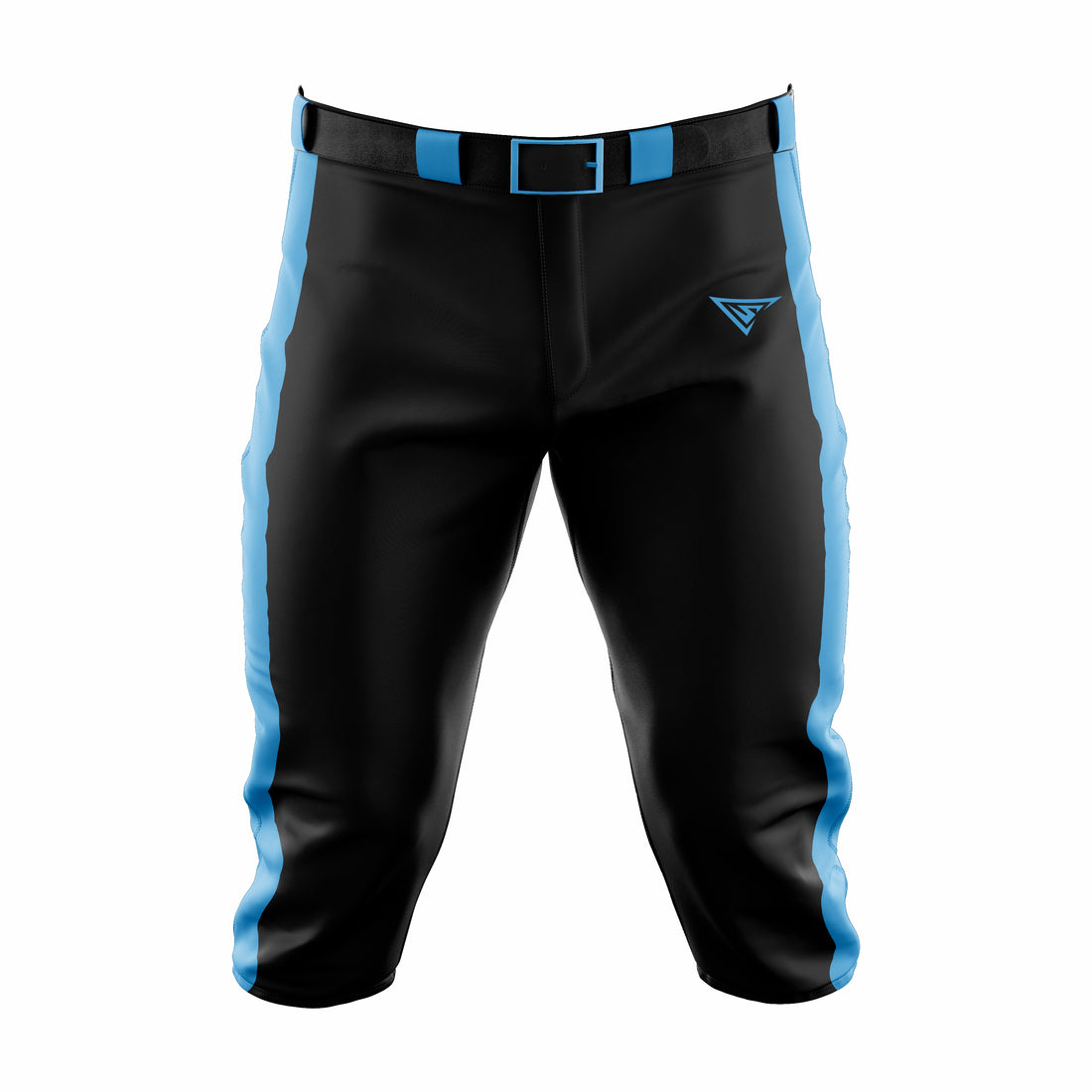 Custom Black & Cyan softball Knicker Pant