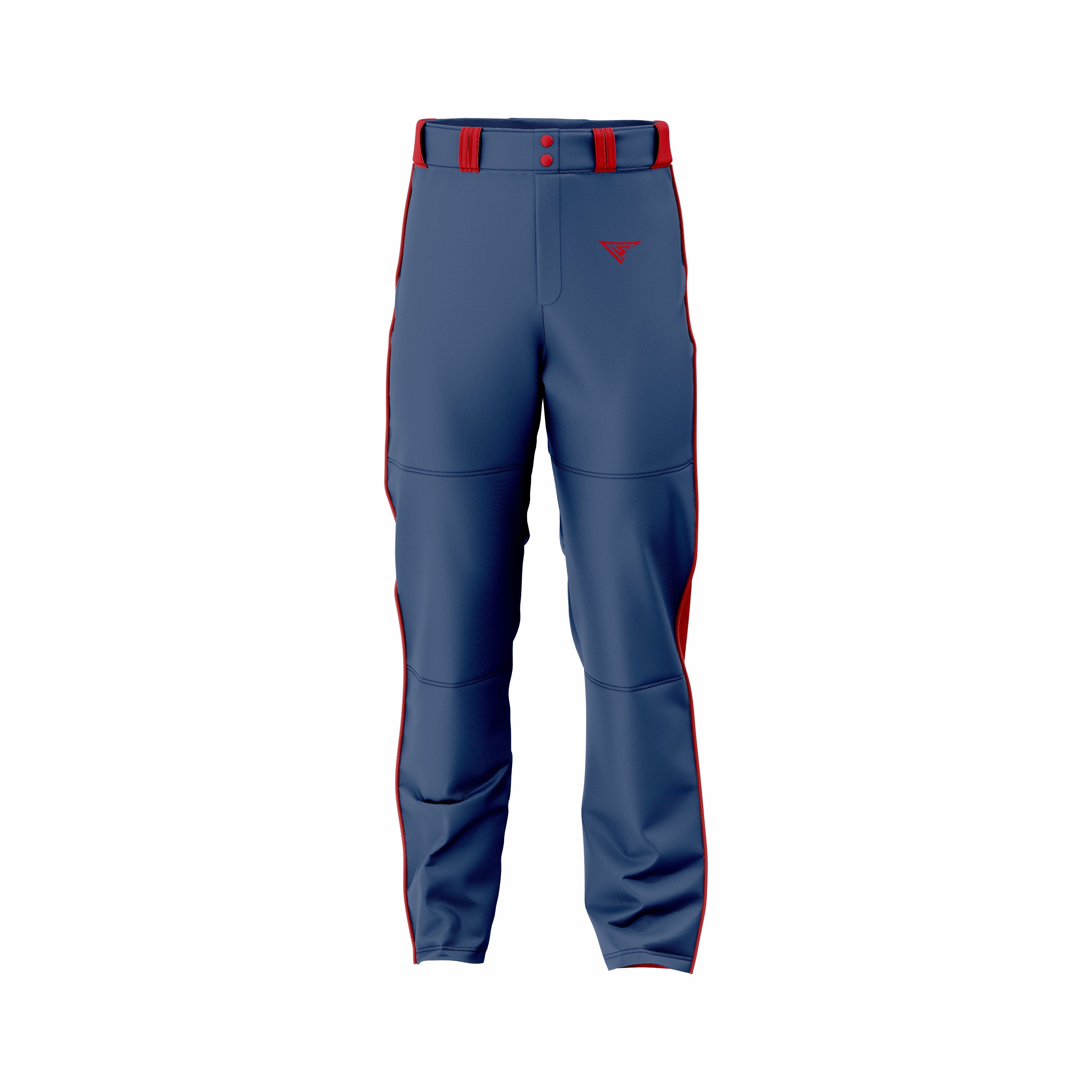 Custom Blue & Red Baseball Pant