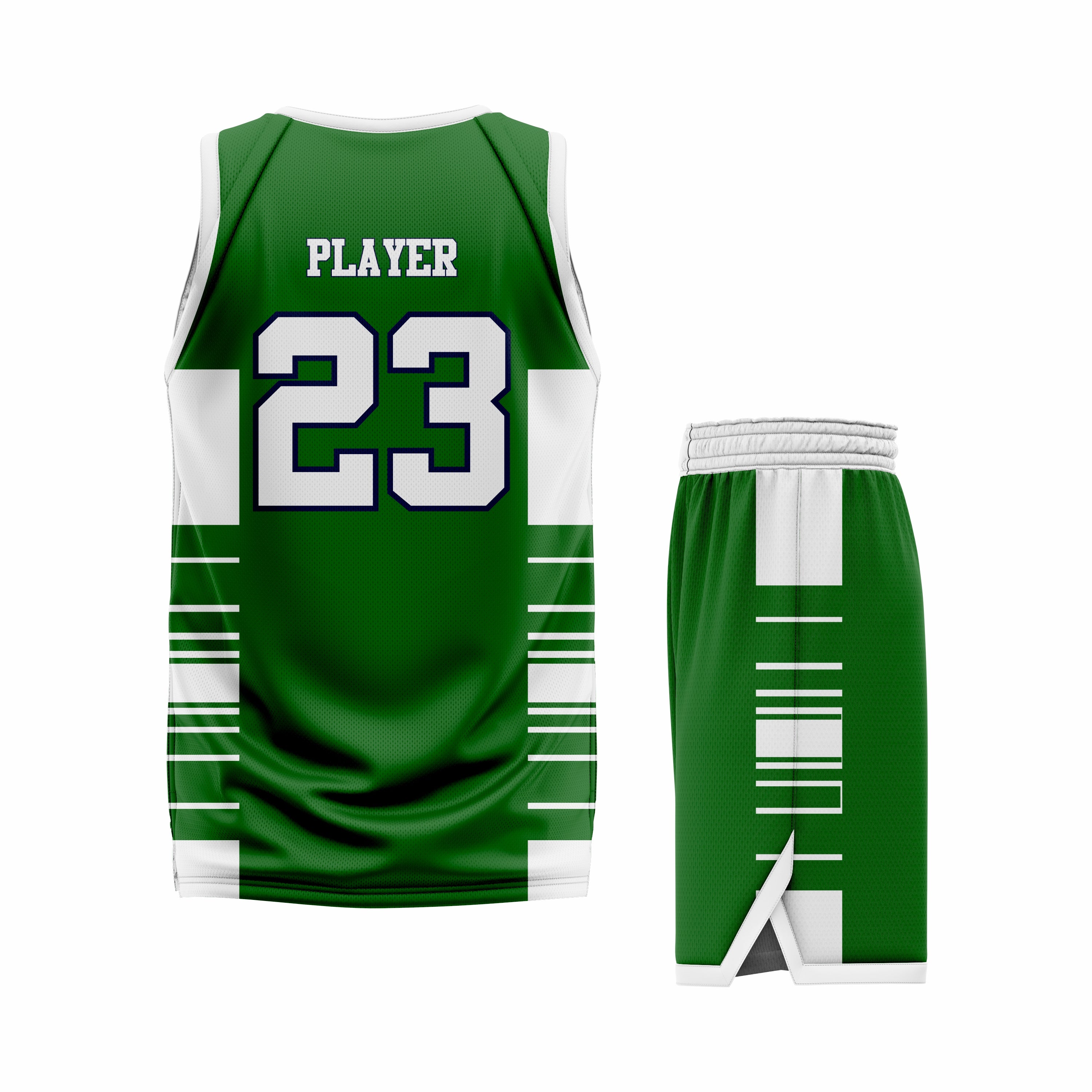 Custom Green white Basketball Uniform Set | Sports Custom Uniform