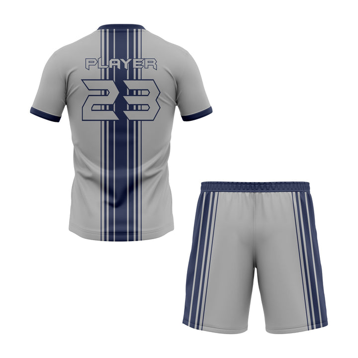 Custom Green & Blue Sublimation Soccer Uniform