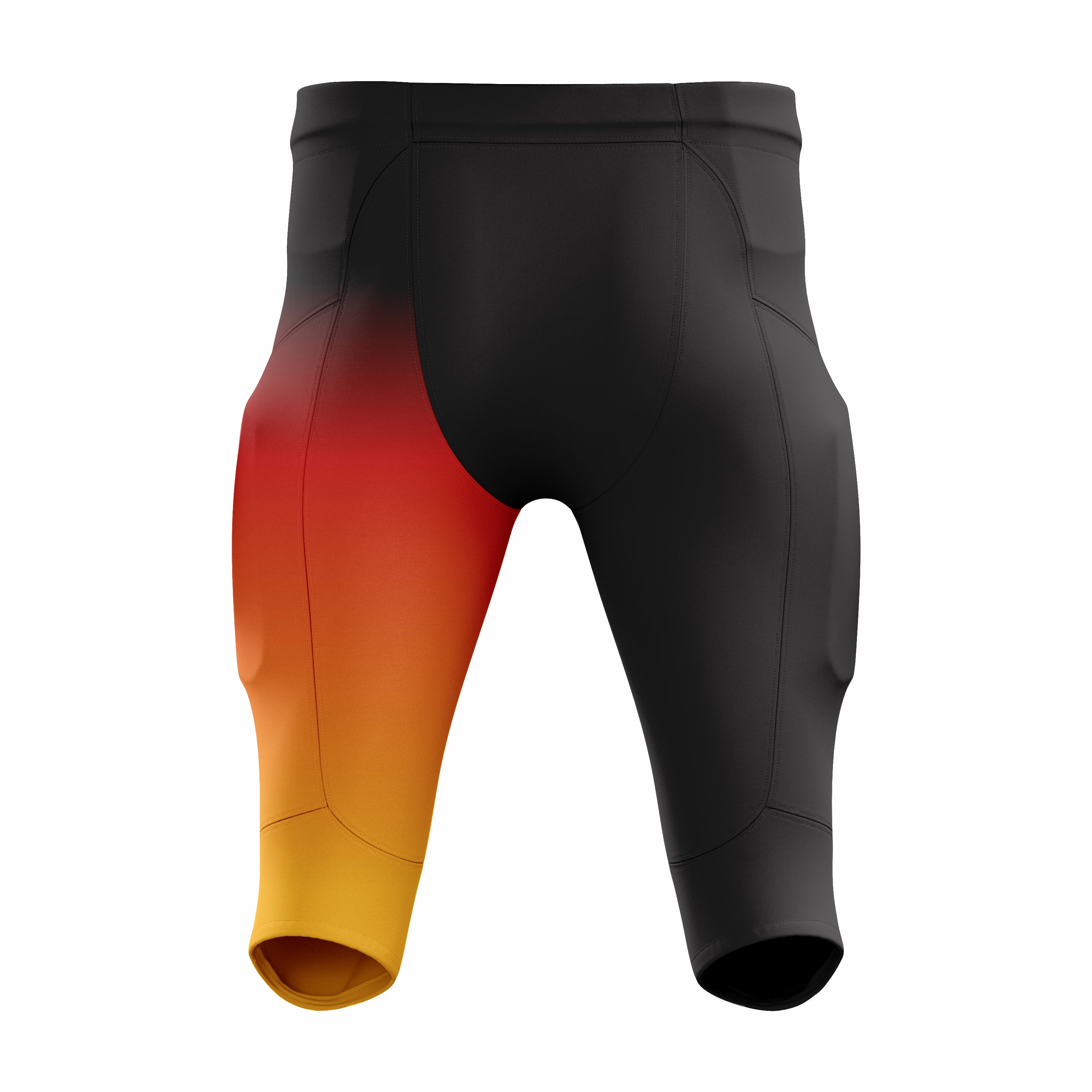 Custom Black & Yellow American Football Pant