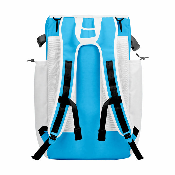 CUSTOM BLUE, RED & WHITE ELITE BASEBALL/SOFTBALL BACKPACKS