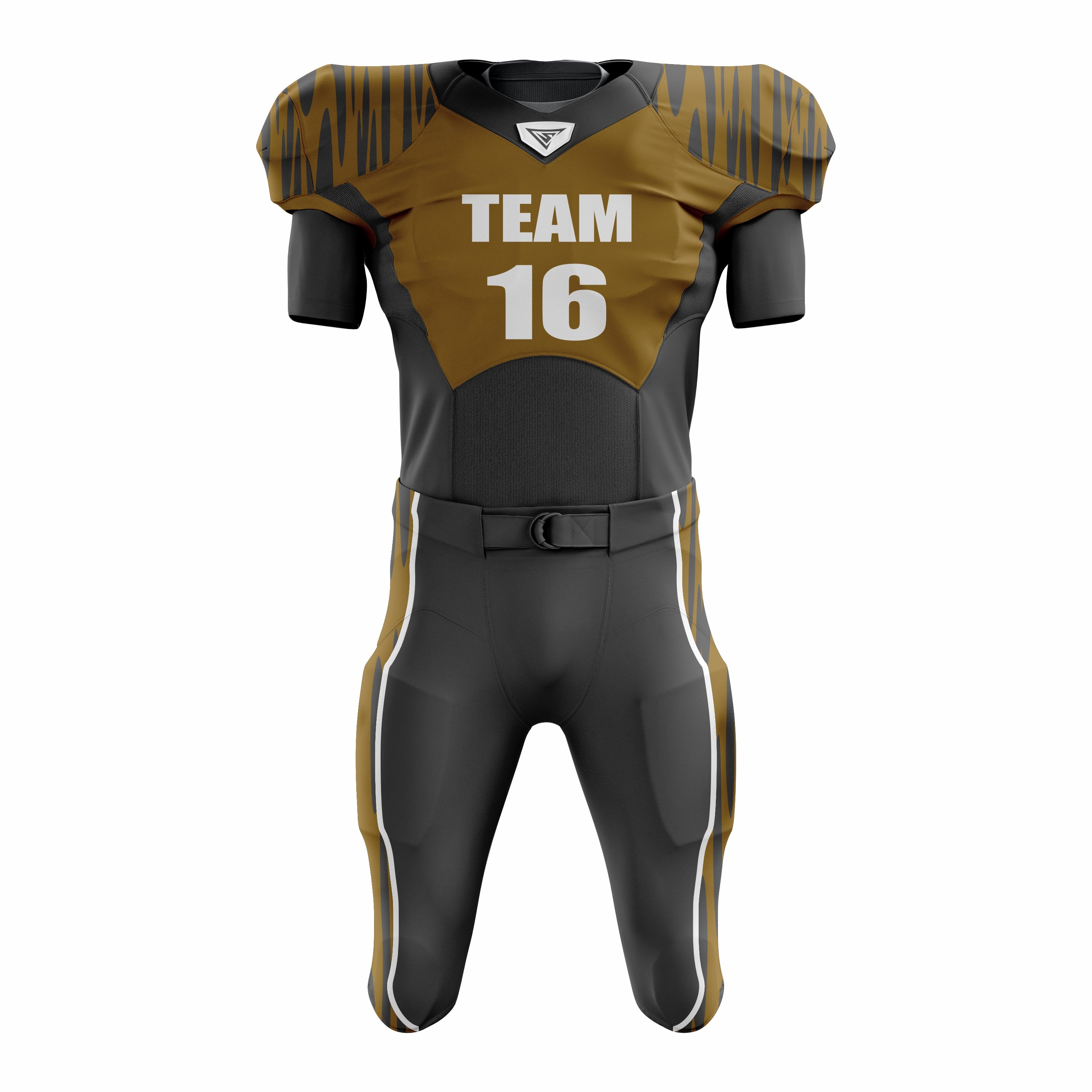 Custom Football Uniform (with Integrated Pads)