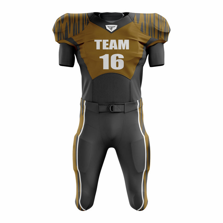 Custom Football Uniform (with Integrated Pads)