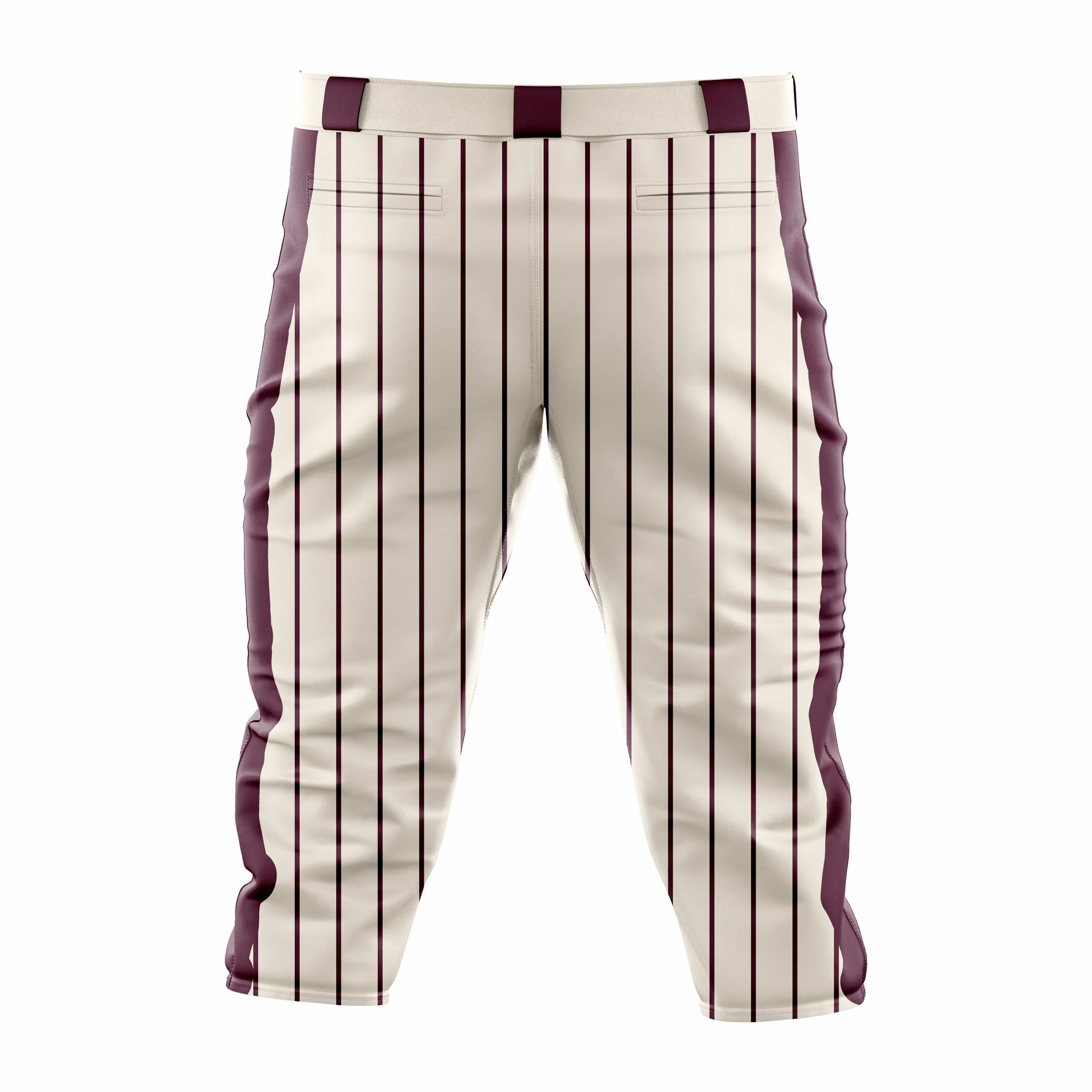 Custom Off White & Black softball Knicker Pant