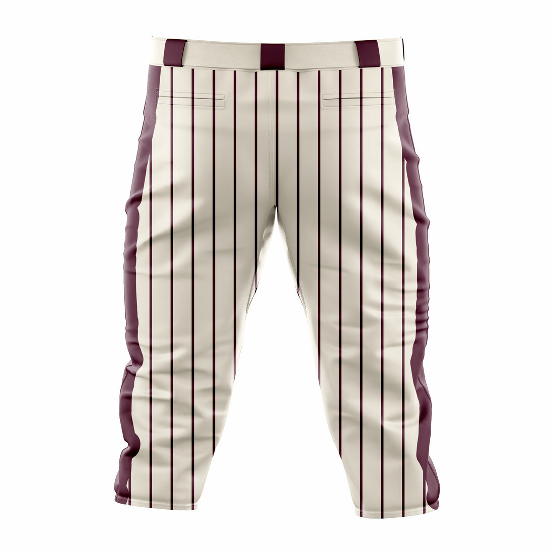 Custom Off White & Black softball Knicker Pant