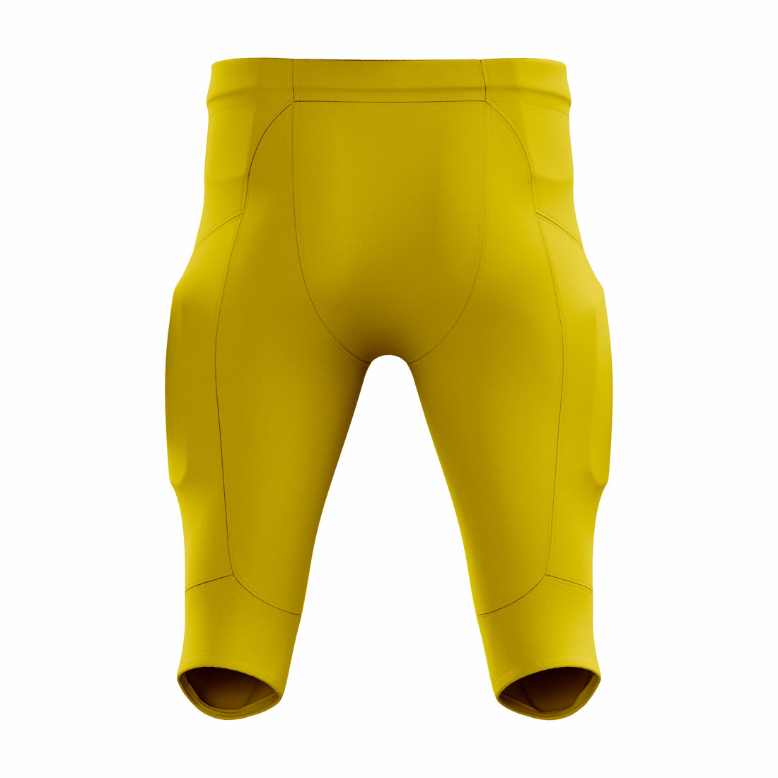 Custom Yellow, Black & White American Football Pant