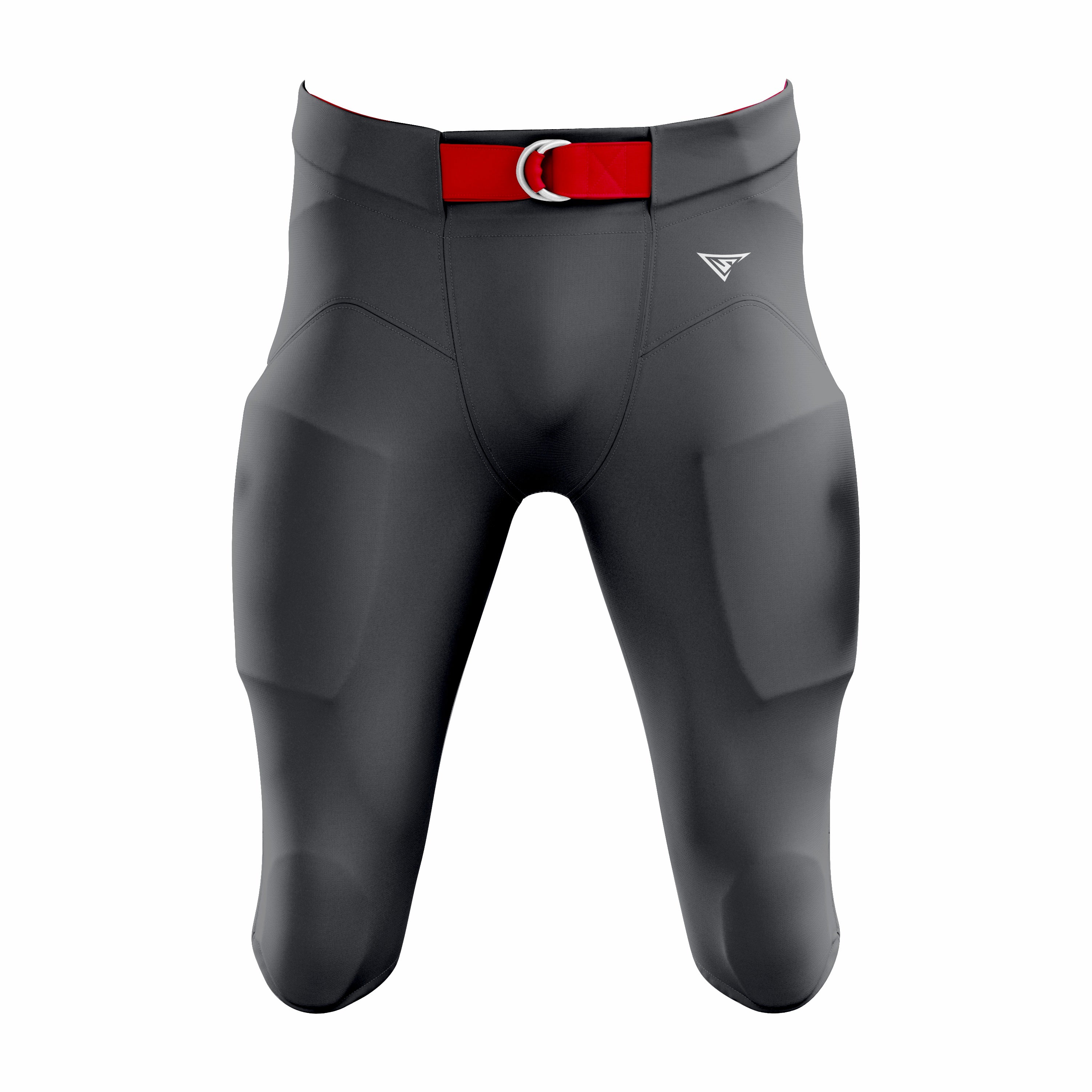 Custom Black & Red American Football Pant