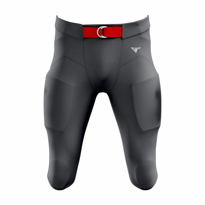 Custom Black & Red American Football Pant