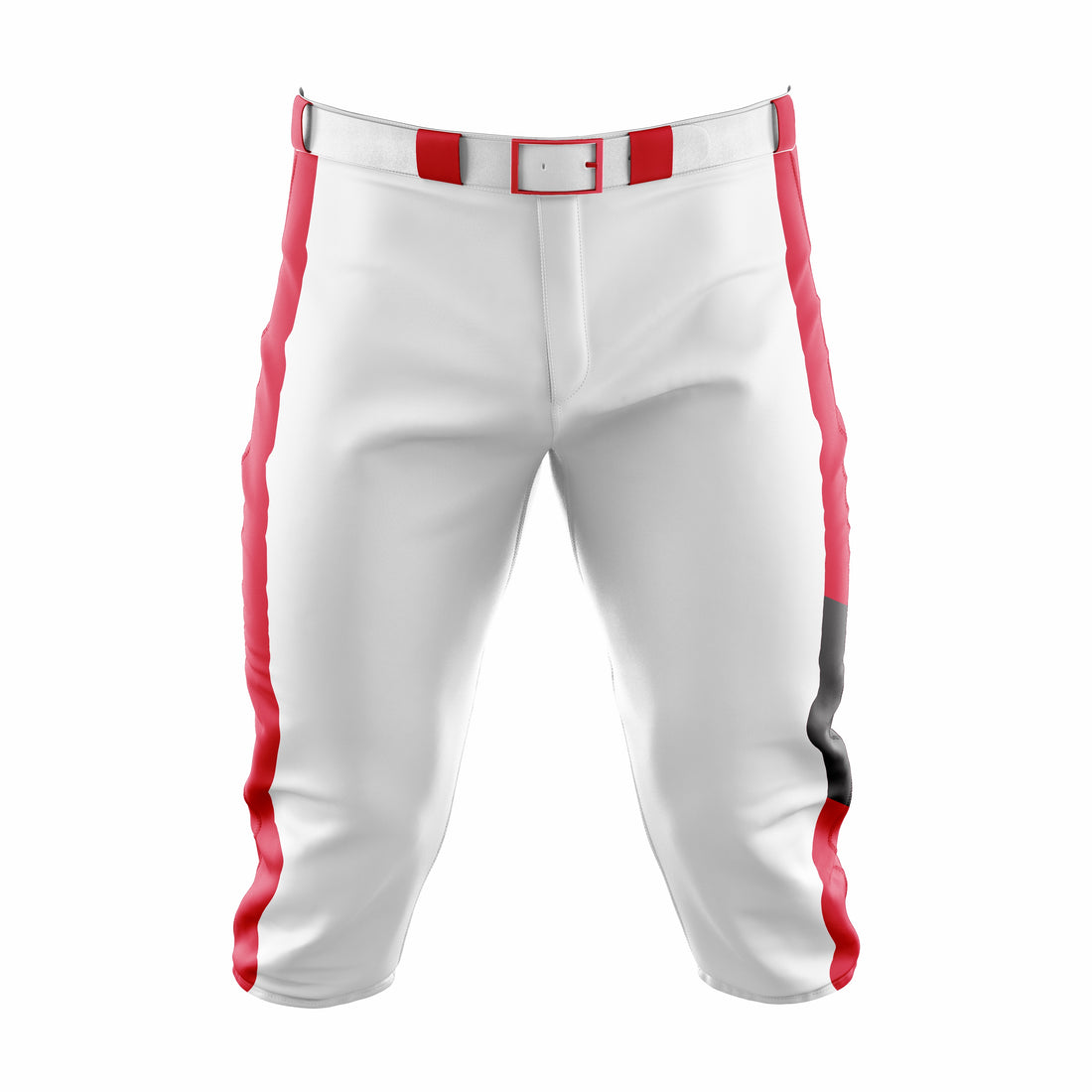 Custom White, Red & Black Baseball Knicker Pant