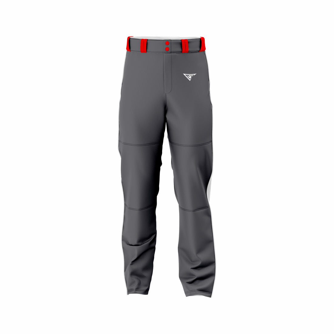 Custom Black & Red softball Pant