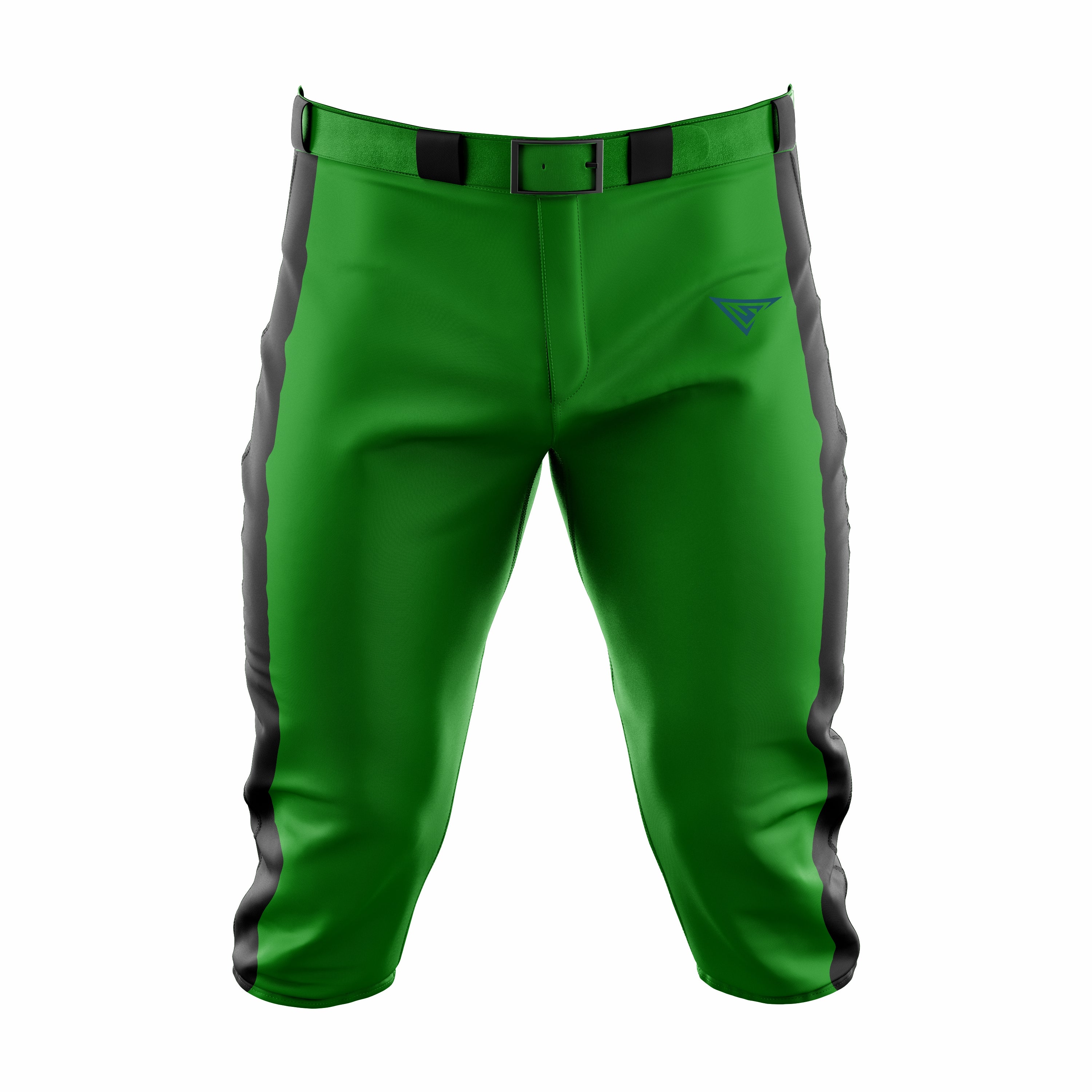 Custom Green & Black softball Knicker Pant