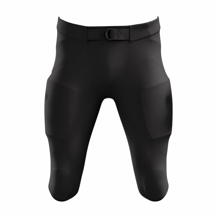 Custom Black Authentic Integrated Football Pant (High Rise)