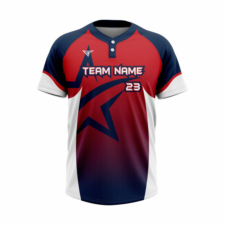 CUSTOM 2-BUTTON BASEBALL JERSEYS