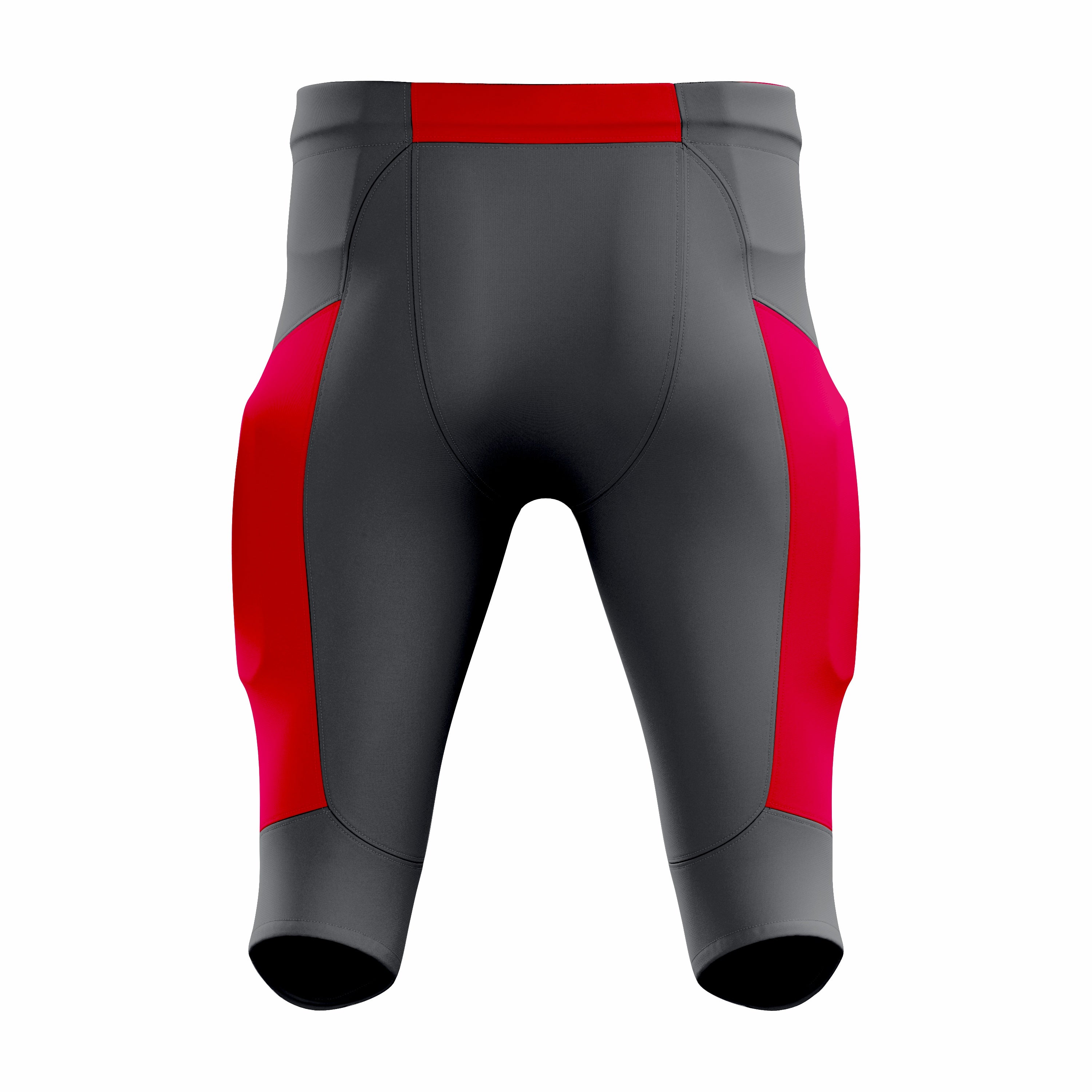Custom Black & Red American Football Pant