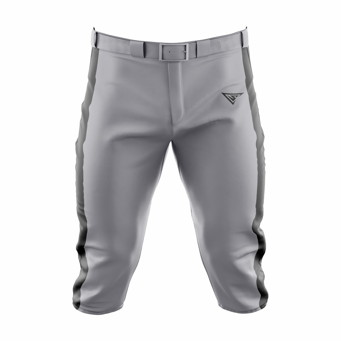 Custom Dark Grey & Green Baseball Knicker Pant
