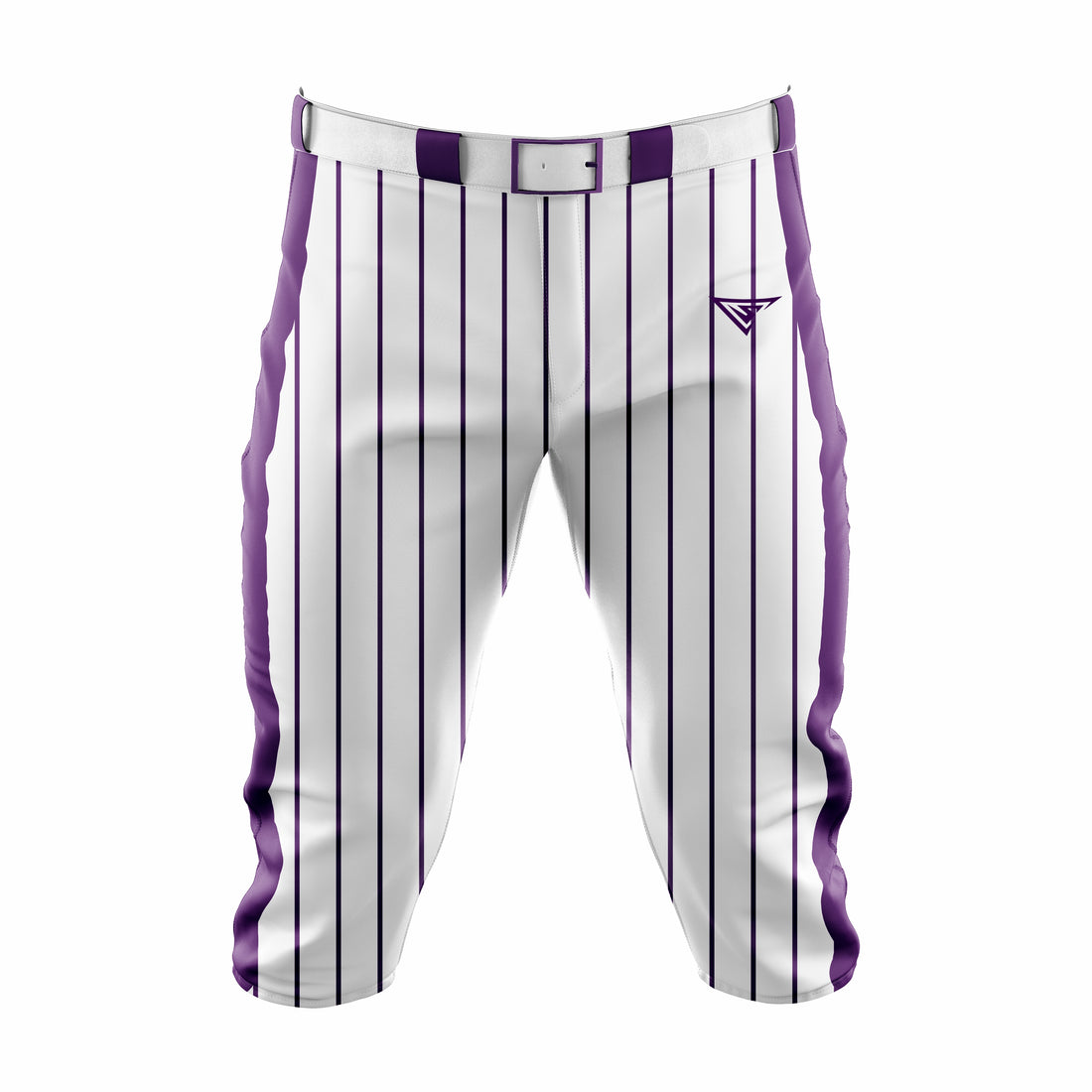 Custom White & Purple softball Knicker Pant