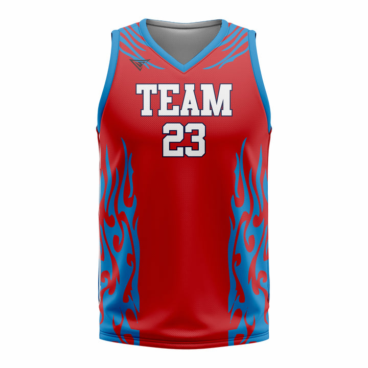 Custom Red white Blue Basketball Jersey | Sports Custom Uniform