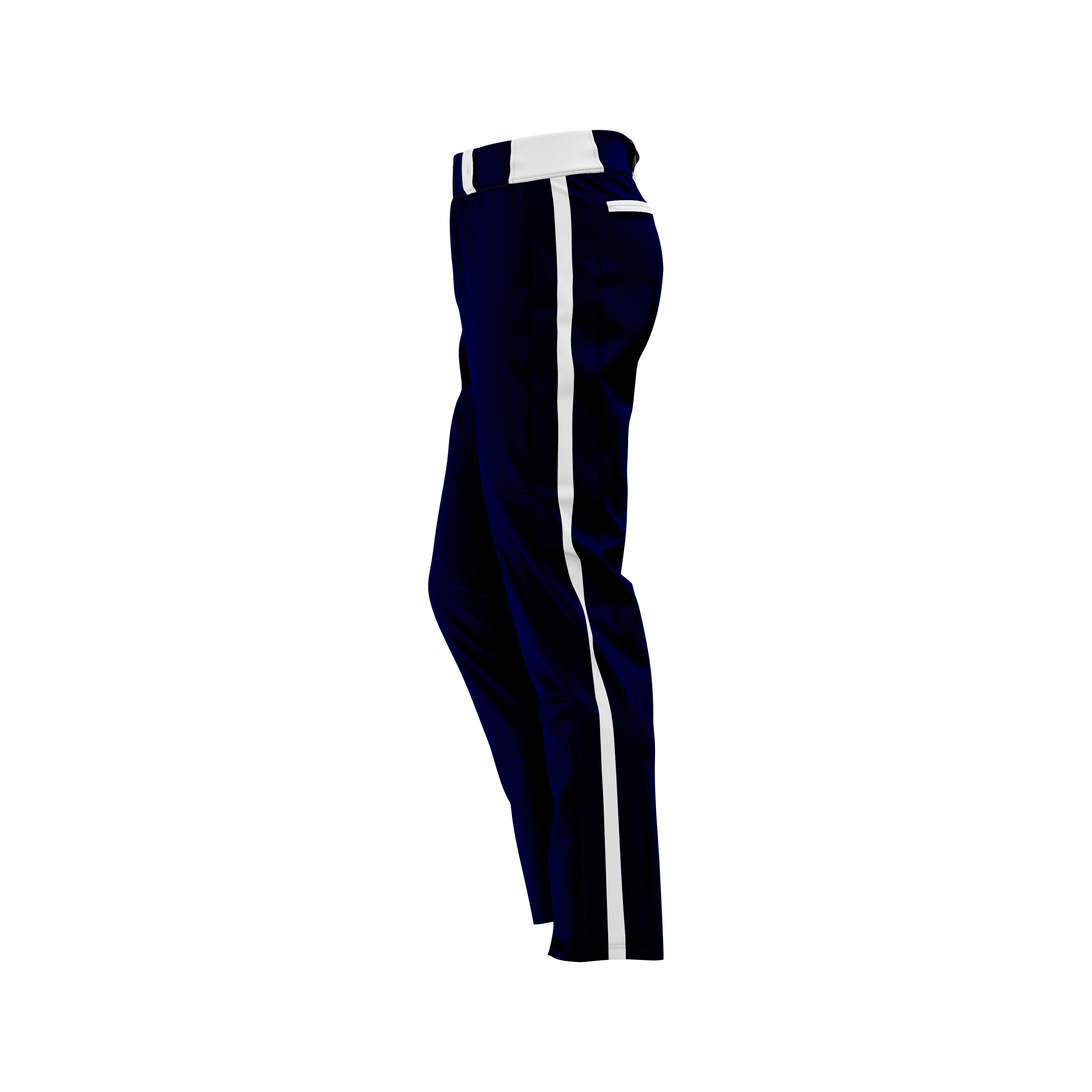 Custom Dark Blue & White softball Pant