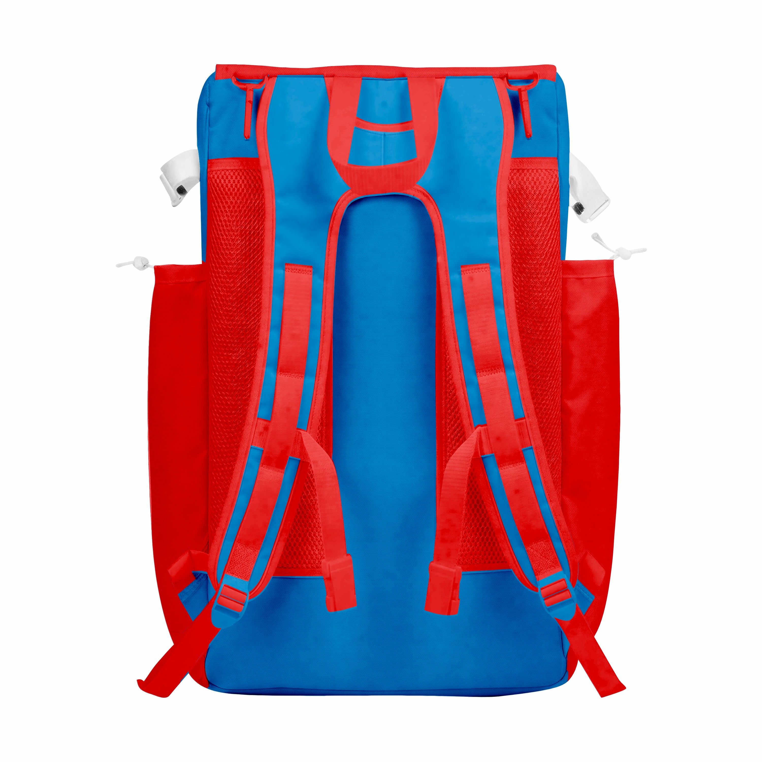 CUSTOM BLUE & RED ELITE BASEBALL/SOFTBALL BACKPACKS
