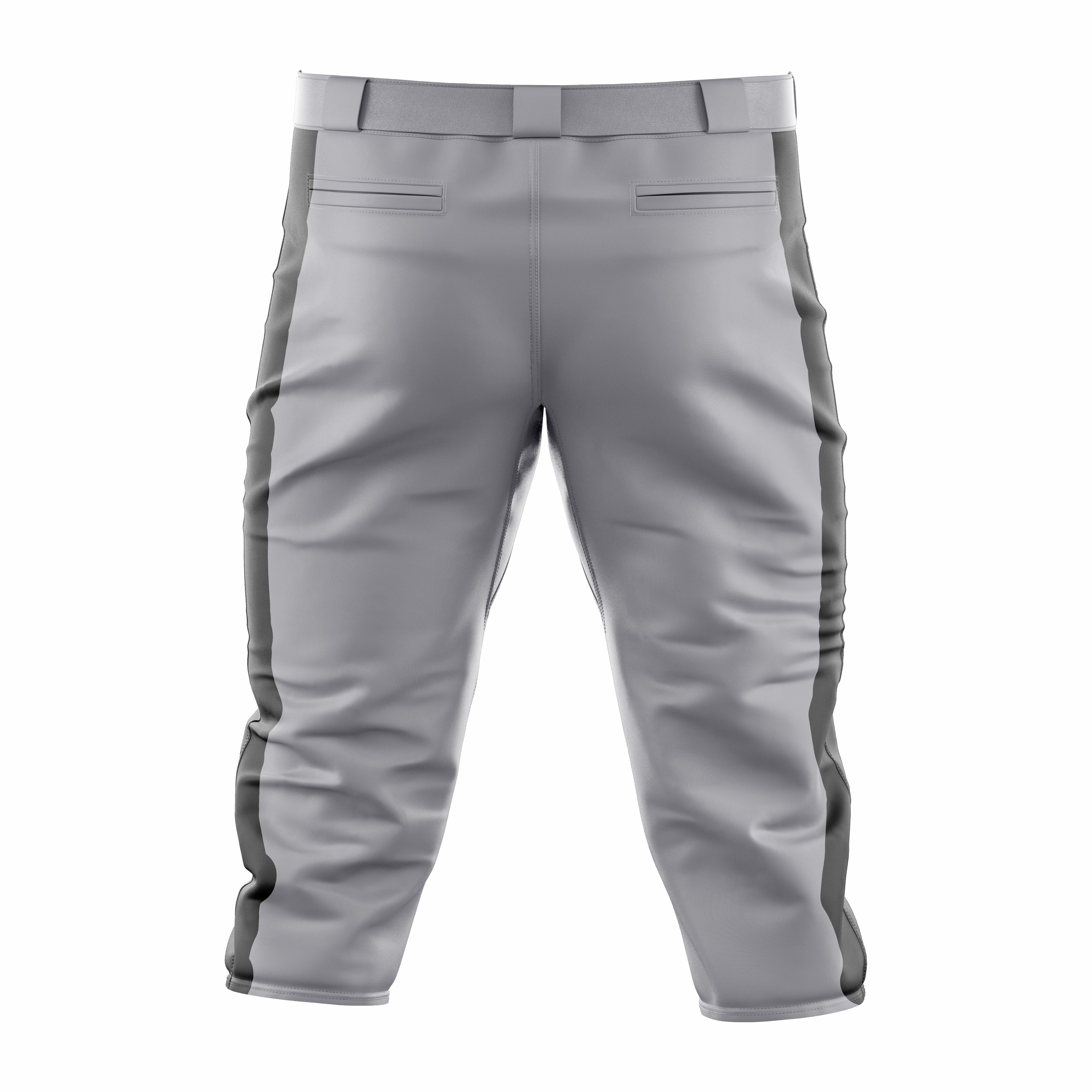 Custom Dark Grey & Green Baseball Knicker Pant