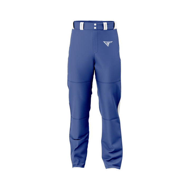 Custom Blue & White Baseball Pant