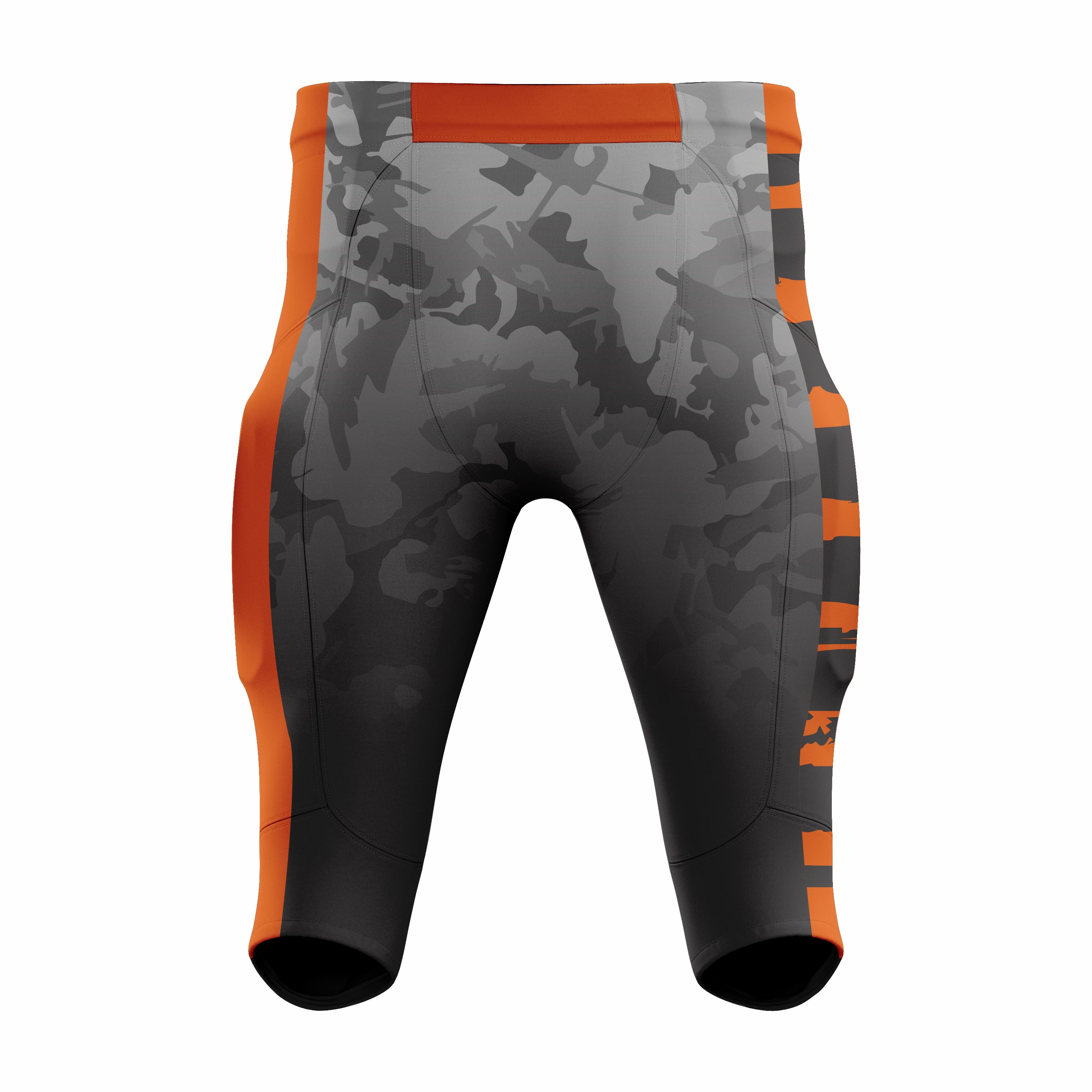 Custom Grey & Red American Football Pant