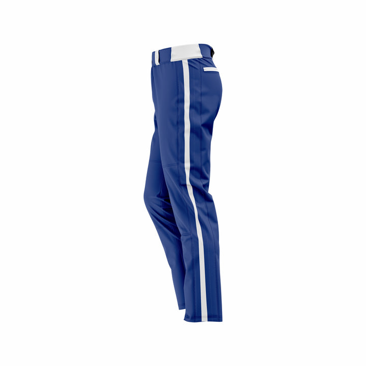 Custom Blue & White Baseball Pant